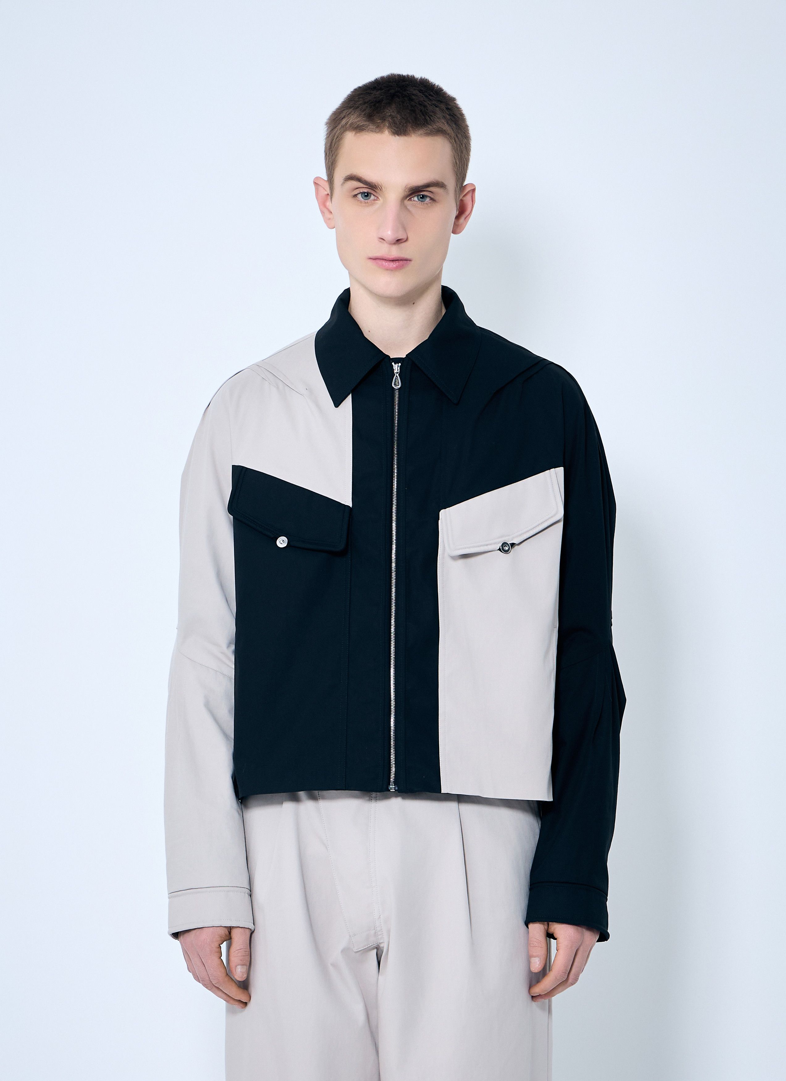 ジャケット・アウター kiko kostadinov MURAD LEATHER JACKET 48 Kiko Kostadinov Murad Zip-up Leather Jacket in Black for Men