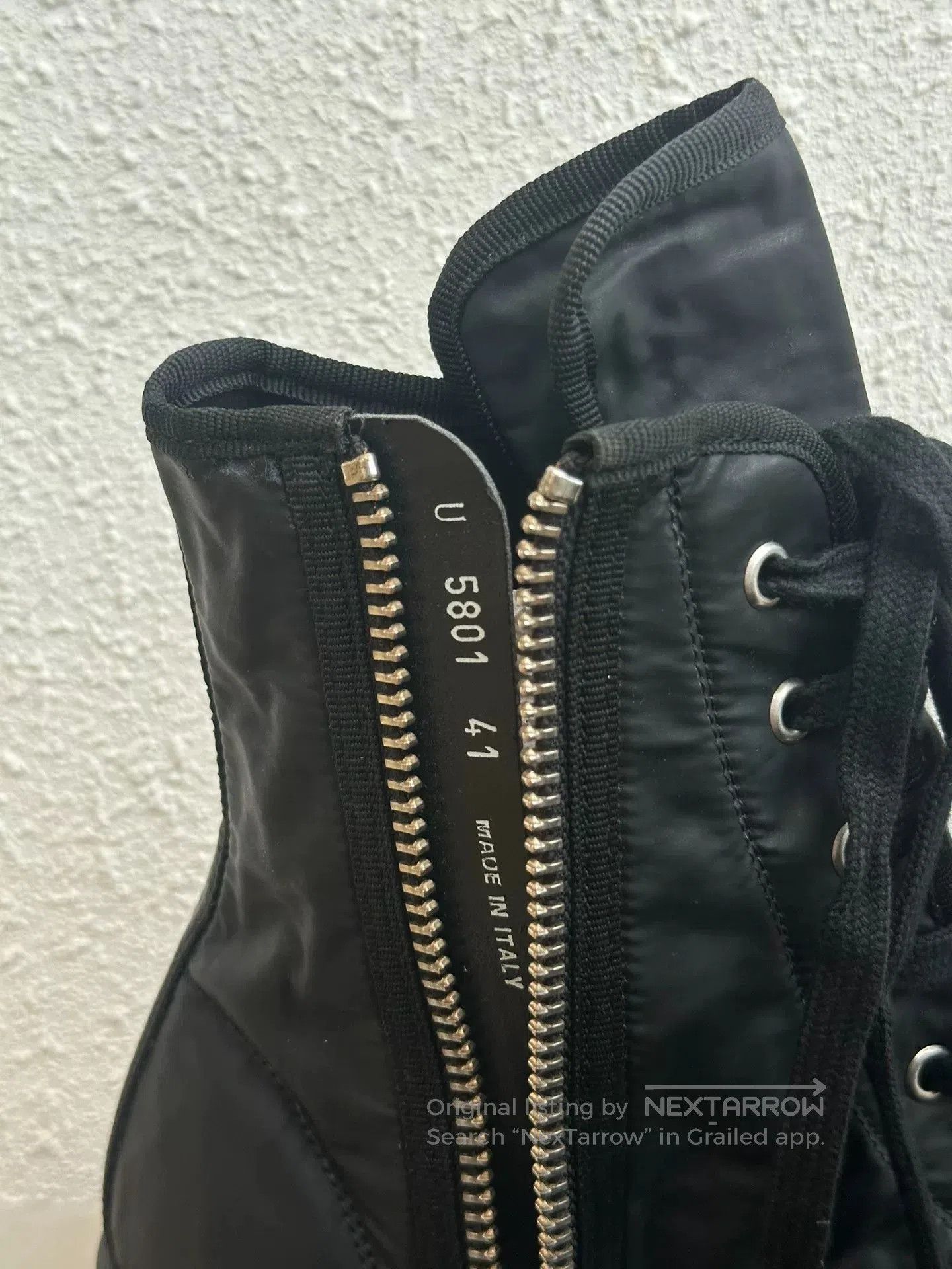 Rick Owens Rick Owens High-Top Black Sneakers. Size US 8 / EU 41 - 5 Thumbnail