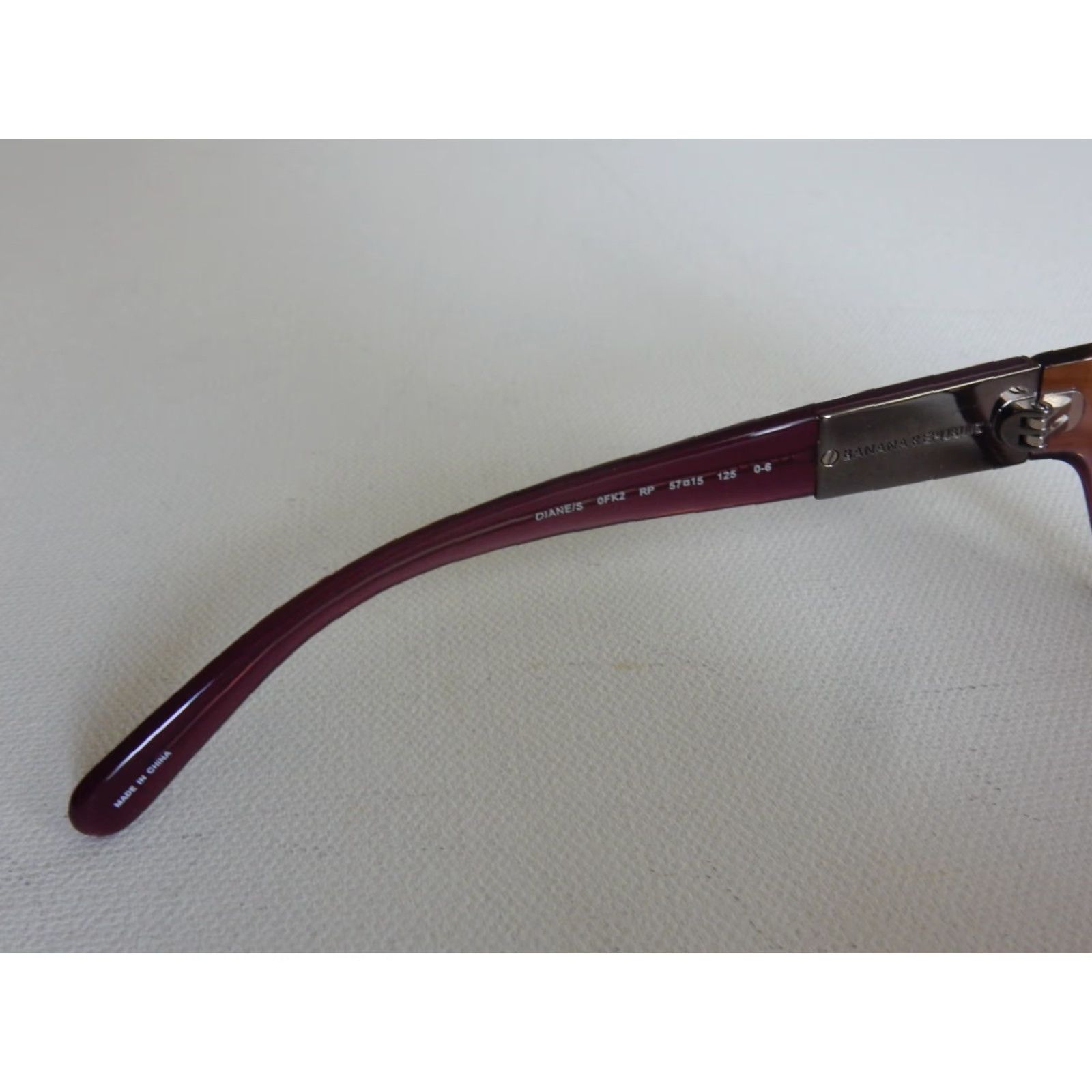 Banana Republic Banana Republic Women Sunglasses Frames Only 57mm Purple Prescription Keepsake Size ONE SIZE - 4 Thumbnail