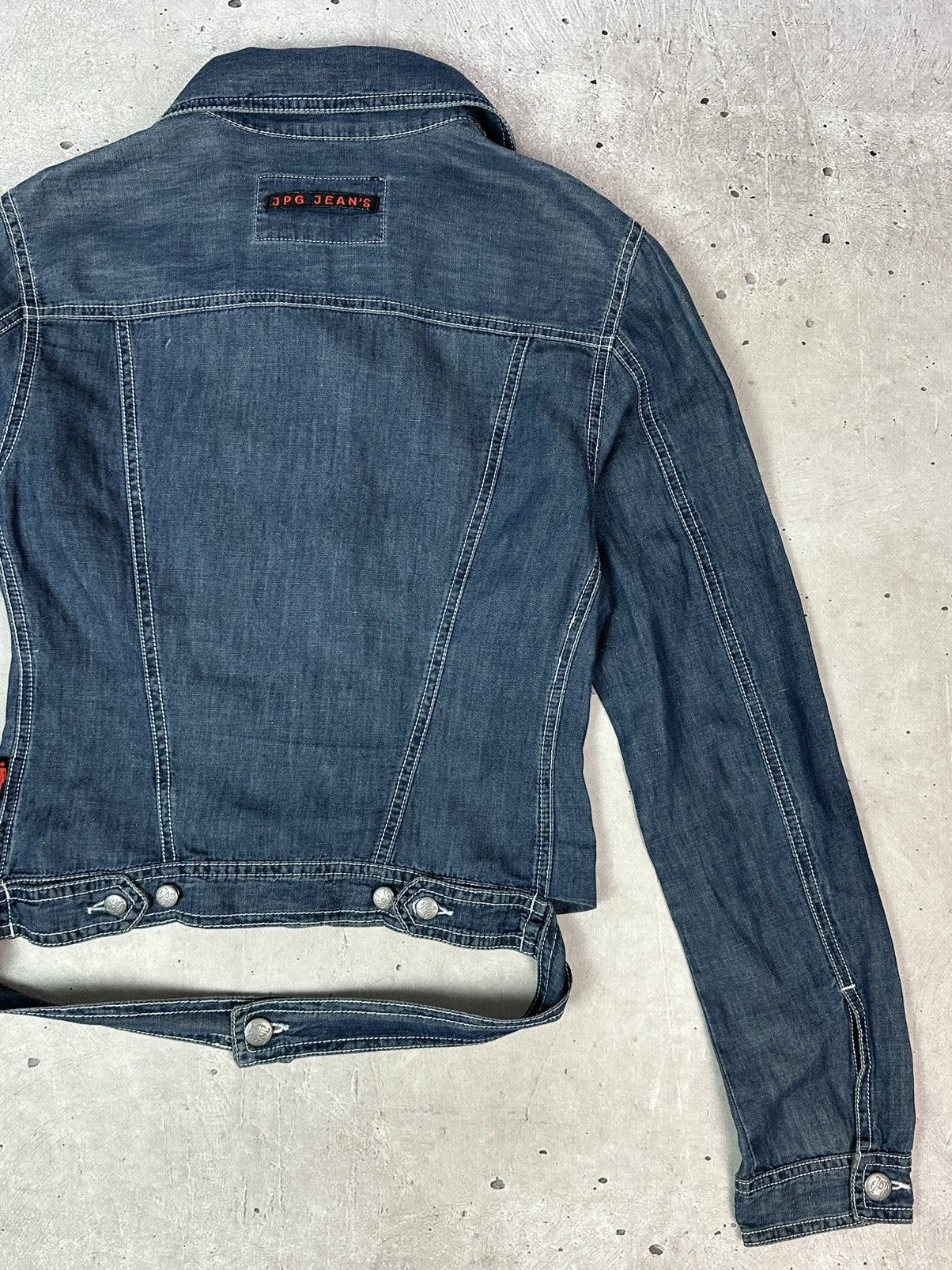 Jean Paul Gaultier Vintage JPG Jean Paul Gaultier Blue Denim Light Jacket Size M / US 6-8 / IT 42-44 - 13 Thumbnail