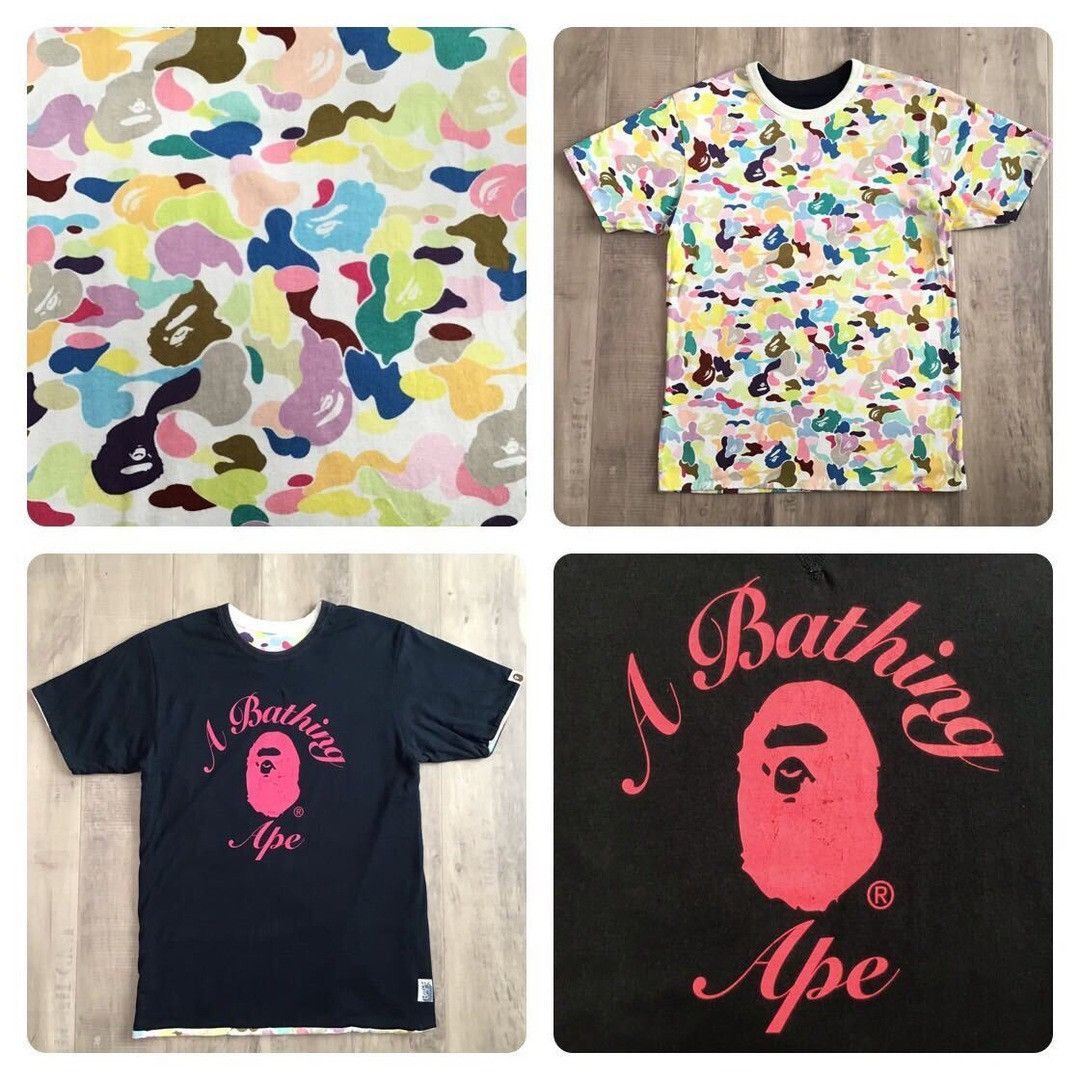 Bape Multi Camo Tee Grailed