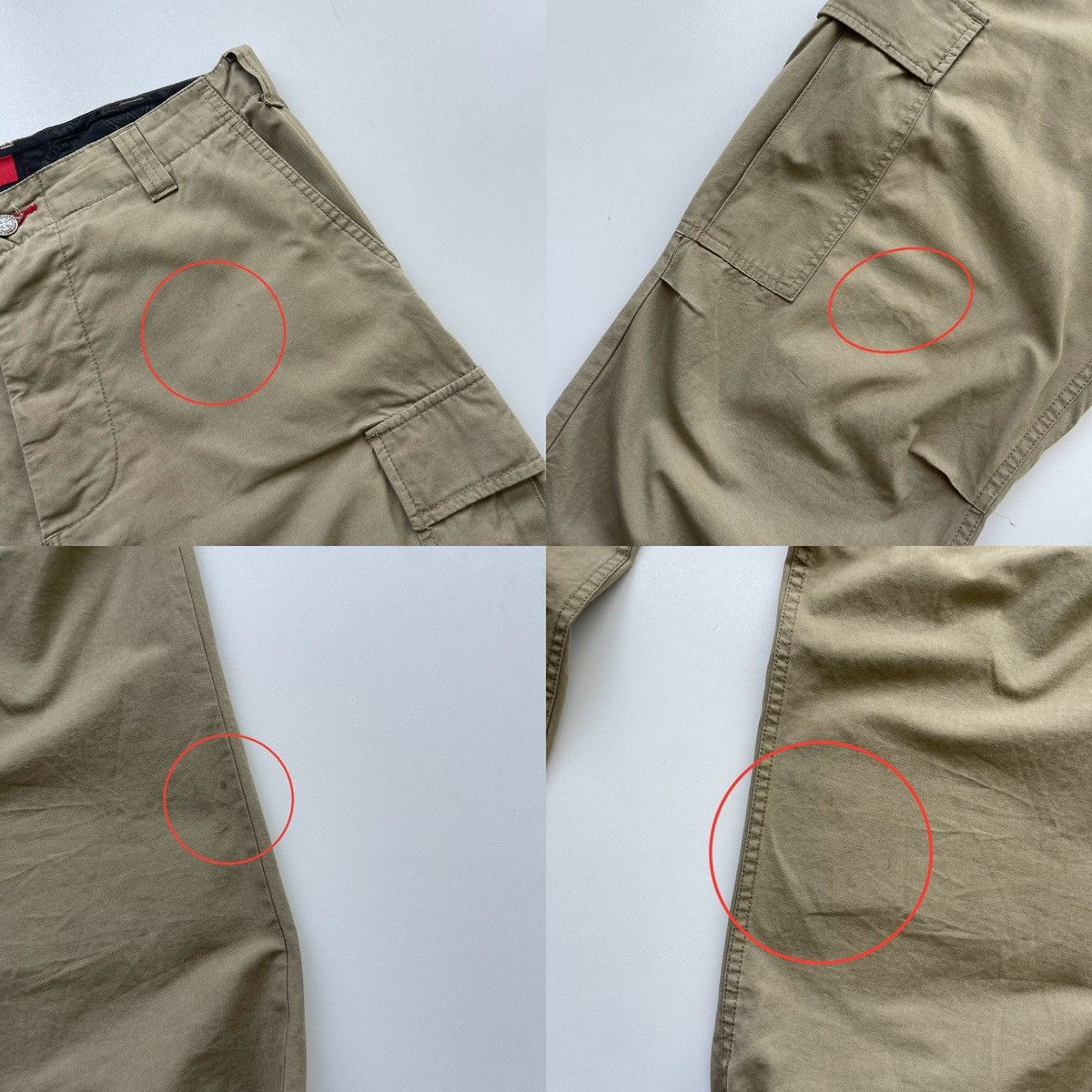 Independent Truck Co. Independent Track Company Vintage Cargo Pants Beige Y2K Size US 34 / EU 50 - 10 Thumbnail