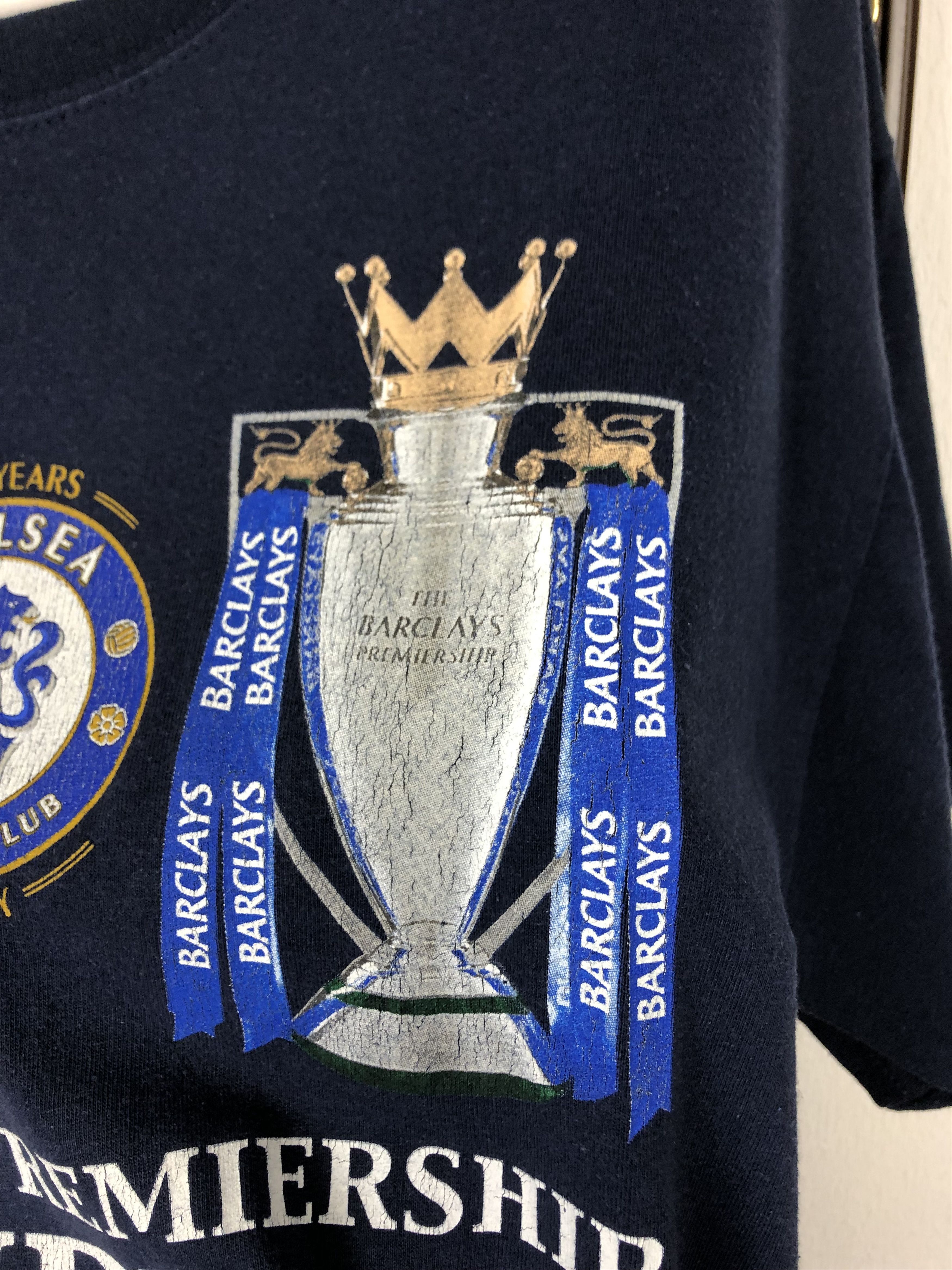 Vintage Vintage Chelsea Champions Football Shirt Over Print Tee Size US L / EU 52-54 / 3 - 5 Thumbnail