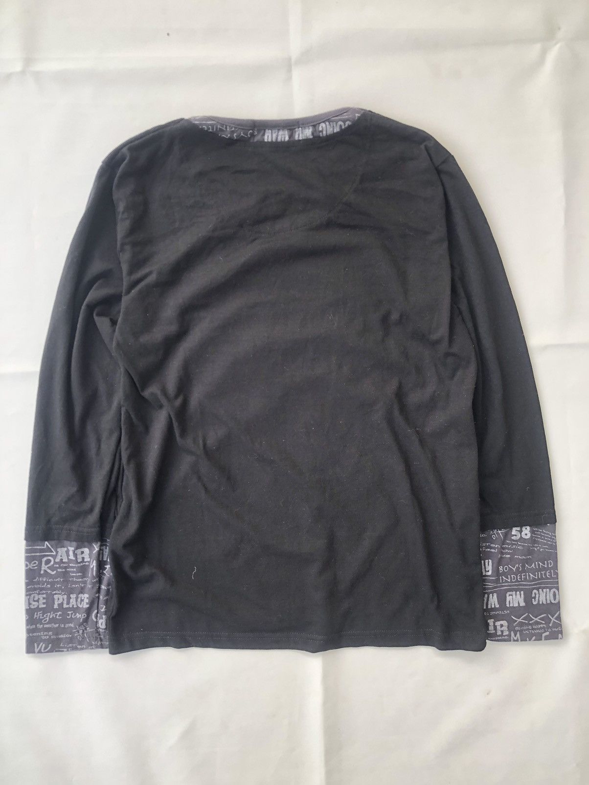 Beauty Beast Japanese Poem Double Layer Beau Mere Longsleeve Punks style Size US L / EU 52-54 / 3 - 2 Thumbnail