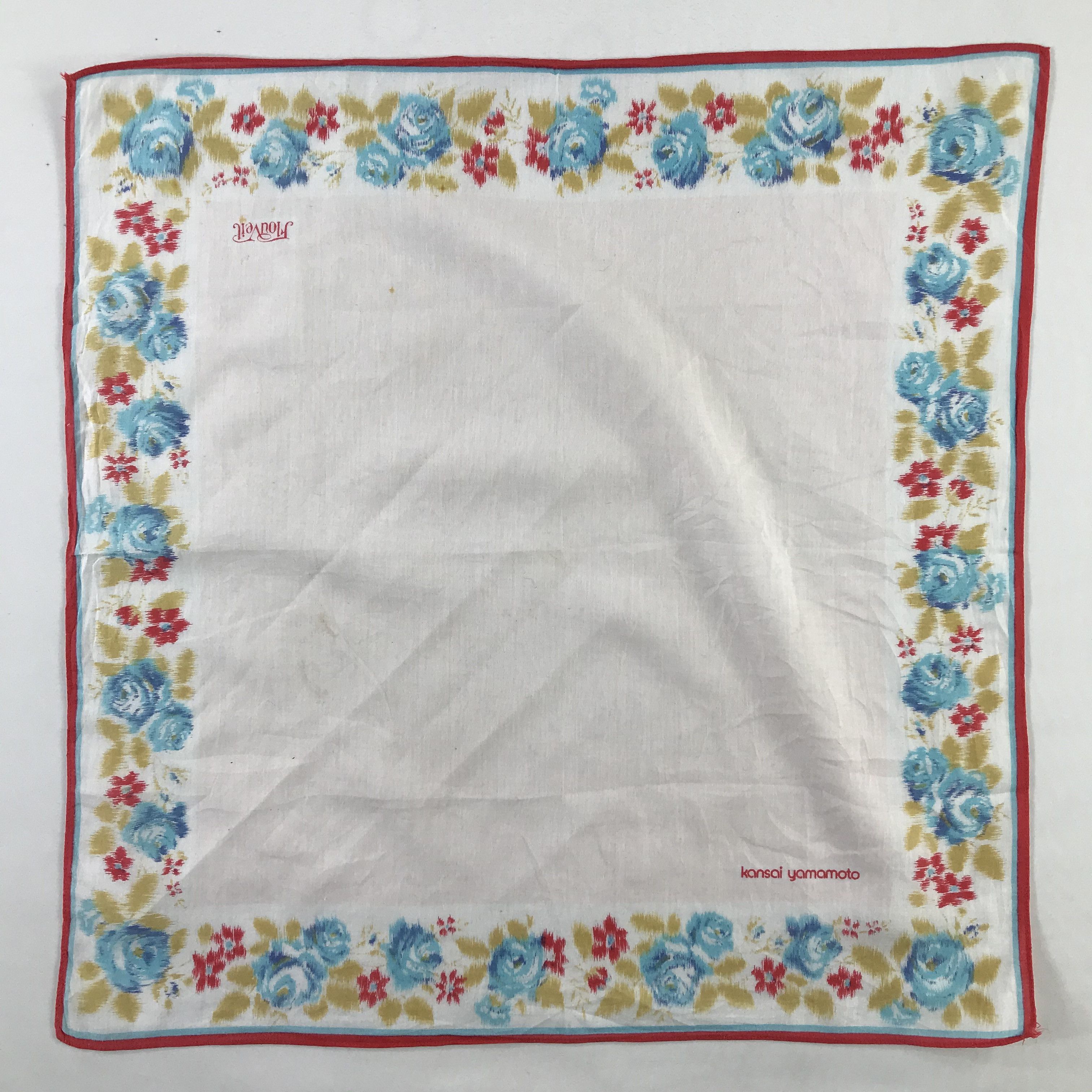 Kansai Yamamoto × Vintage Kansai Yamamoto Bandana / Handkerchief / Neckerchief - S1155 Size ONE SIZE - 1 Thumbnail