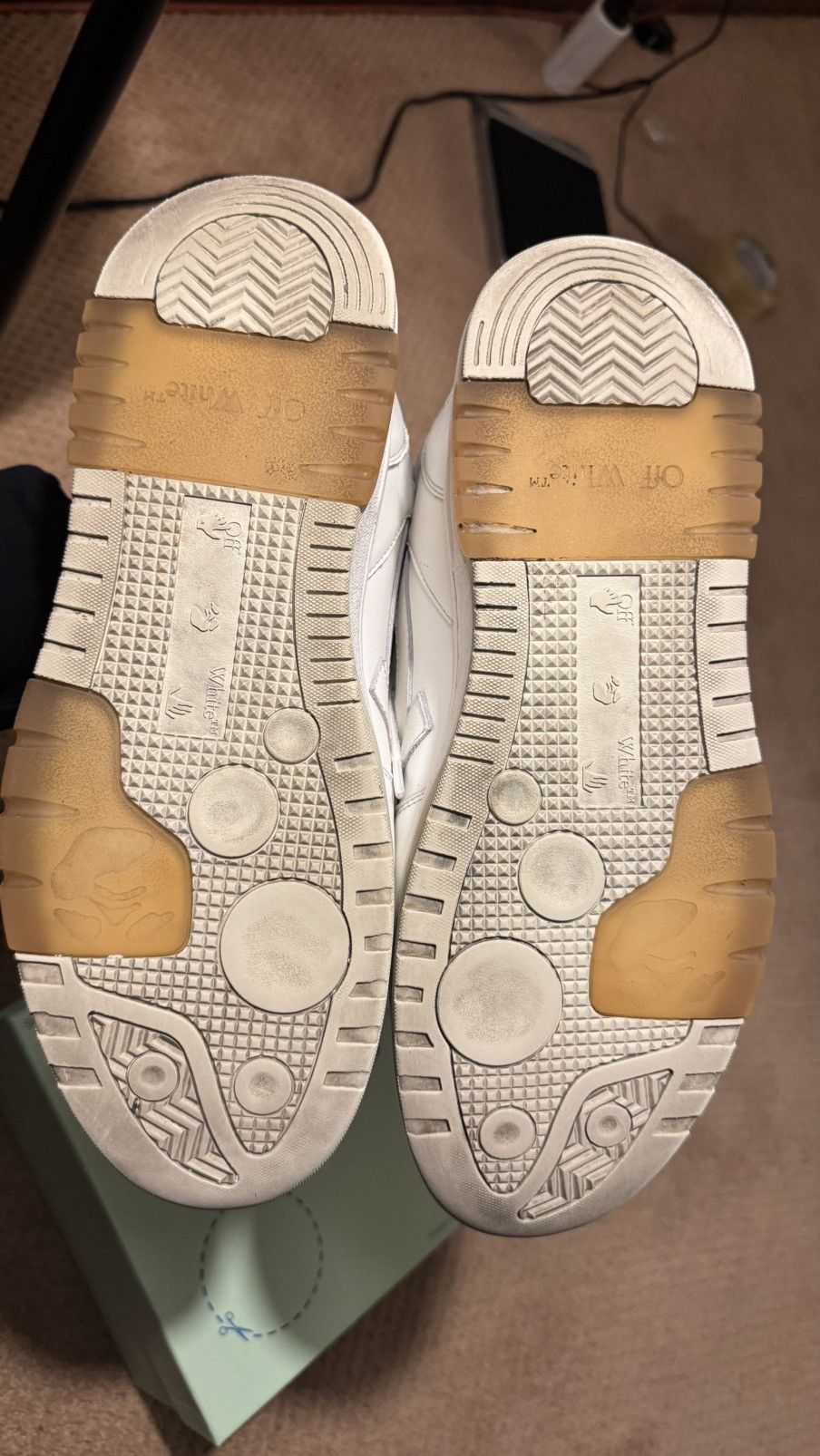 Off-White Off-White Out of Office “for walking” 45 (12) Size US 12 / EU 45 - 7 Thumbnail
