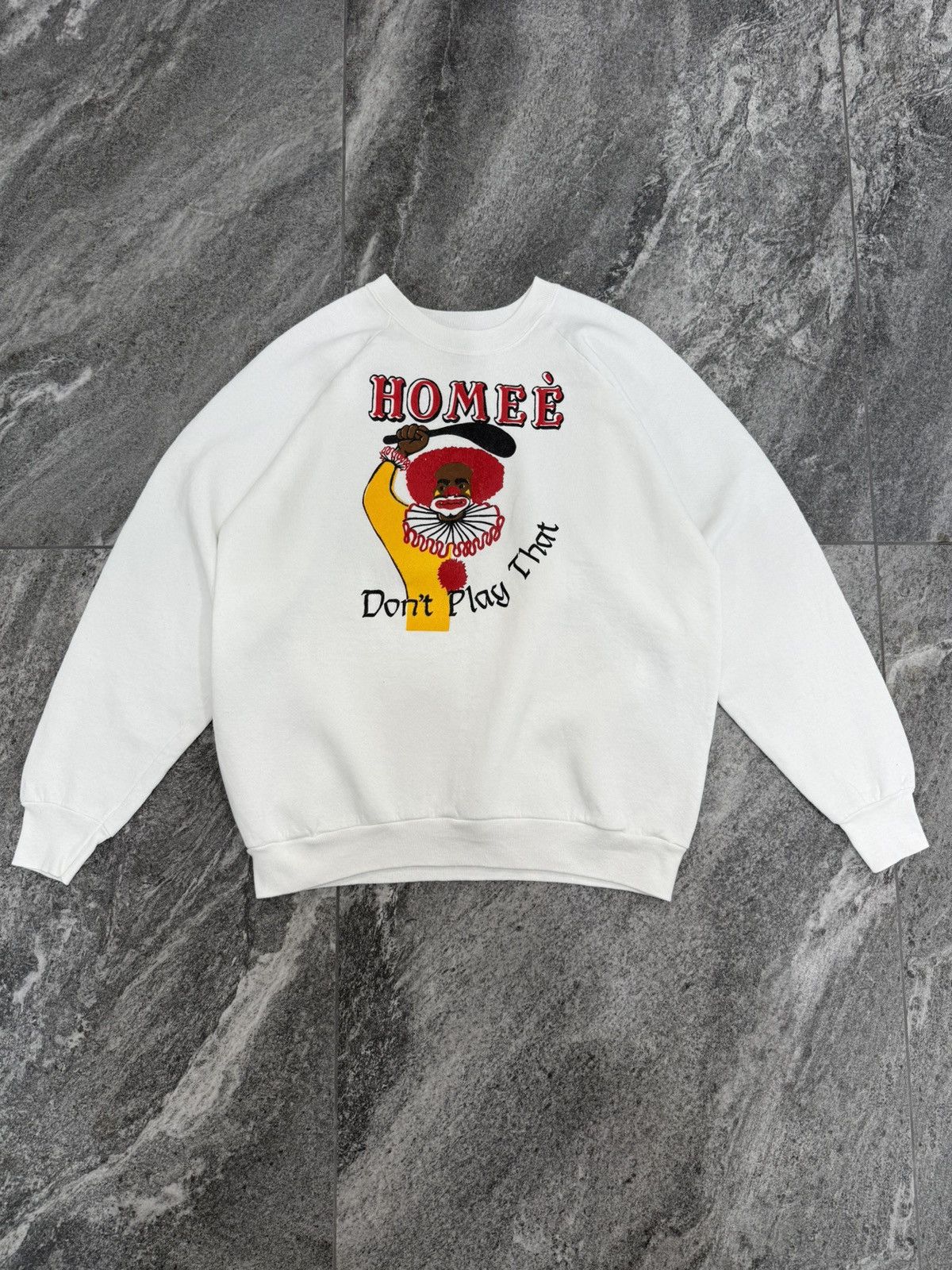 Fruit Of The Loom 90s In Living Color “Homeè Don’t Play That” Sweatshirt Size US XL / EU 56 / 4 - 2 Thumbnail