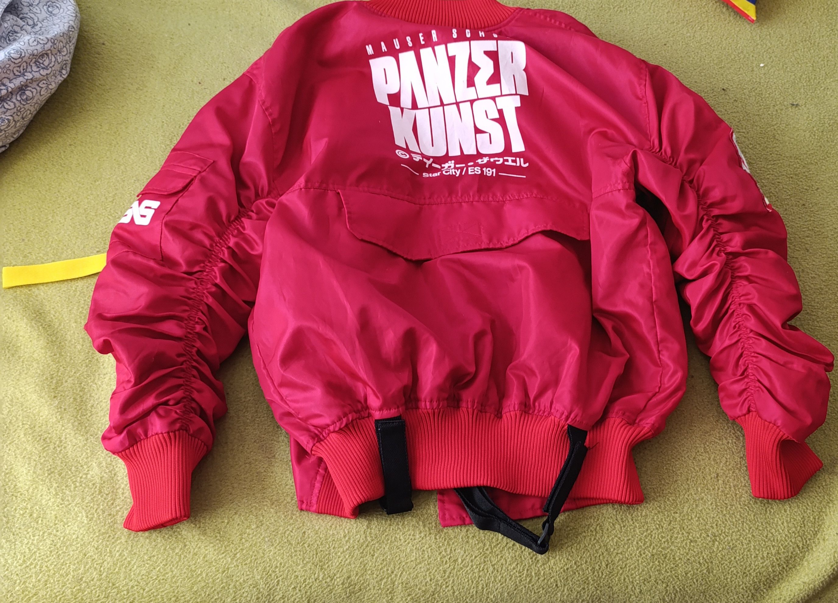 Other Machine 56 Panzer Kunst Bomber Jacket Size US L / EU 52-54 / 3 - 3 Thumbnail