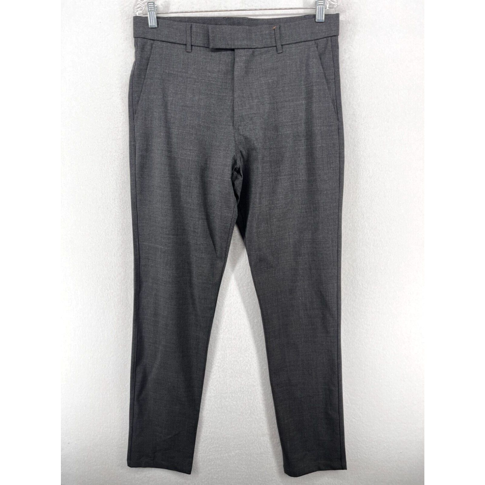 image of Vintage Greyson Pants Mens 32X32 Serrano Trouser Wool Stretch Golf Performance Gray in White