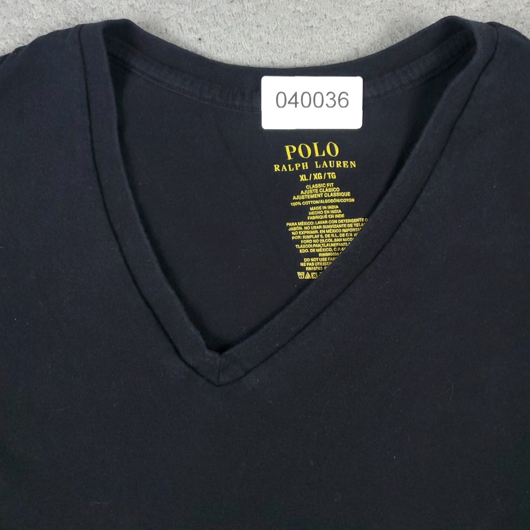 Polo Ralph Lauren Polo Ralph Lauren T Shirt Mens XL Black Pony Tee Short Sleeve Crew Neck Cotton Logo Classic American 90s Mens Size US XL / EU 56 / 4 - 2 Thumbnail