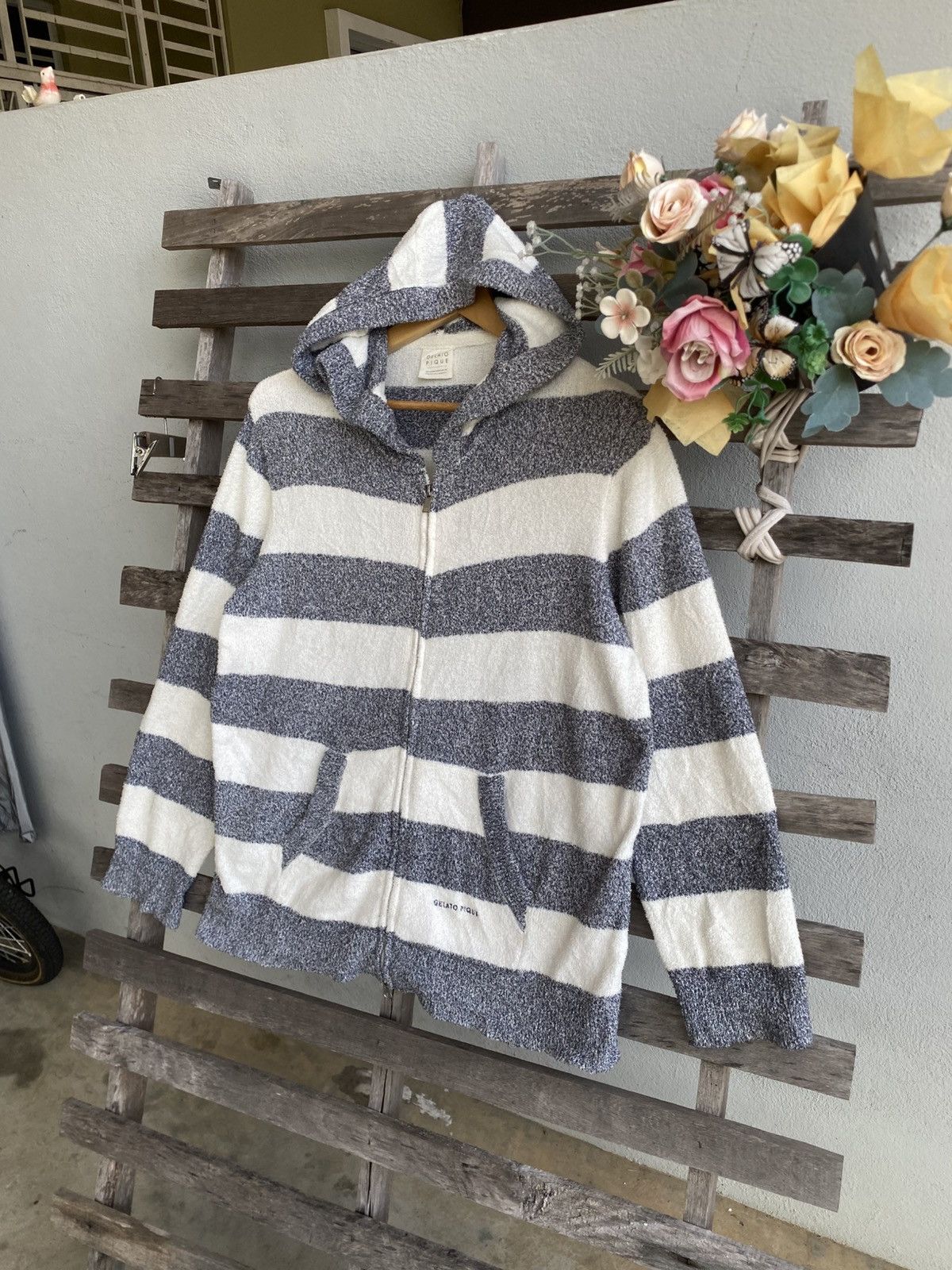 Japanese Brand Gelato Pique Knitwear Hoodie Size US XL / EU 56 / 4 - 2 Thumbnail