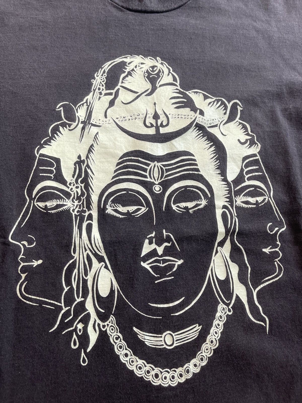 Vintage Vintage Alice Blue Tattoo "Om Namah Shivaya" Shiva T-Shirt Size US S / EU 44-46 / 1 - 2 Thumbnail