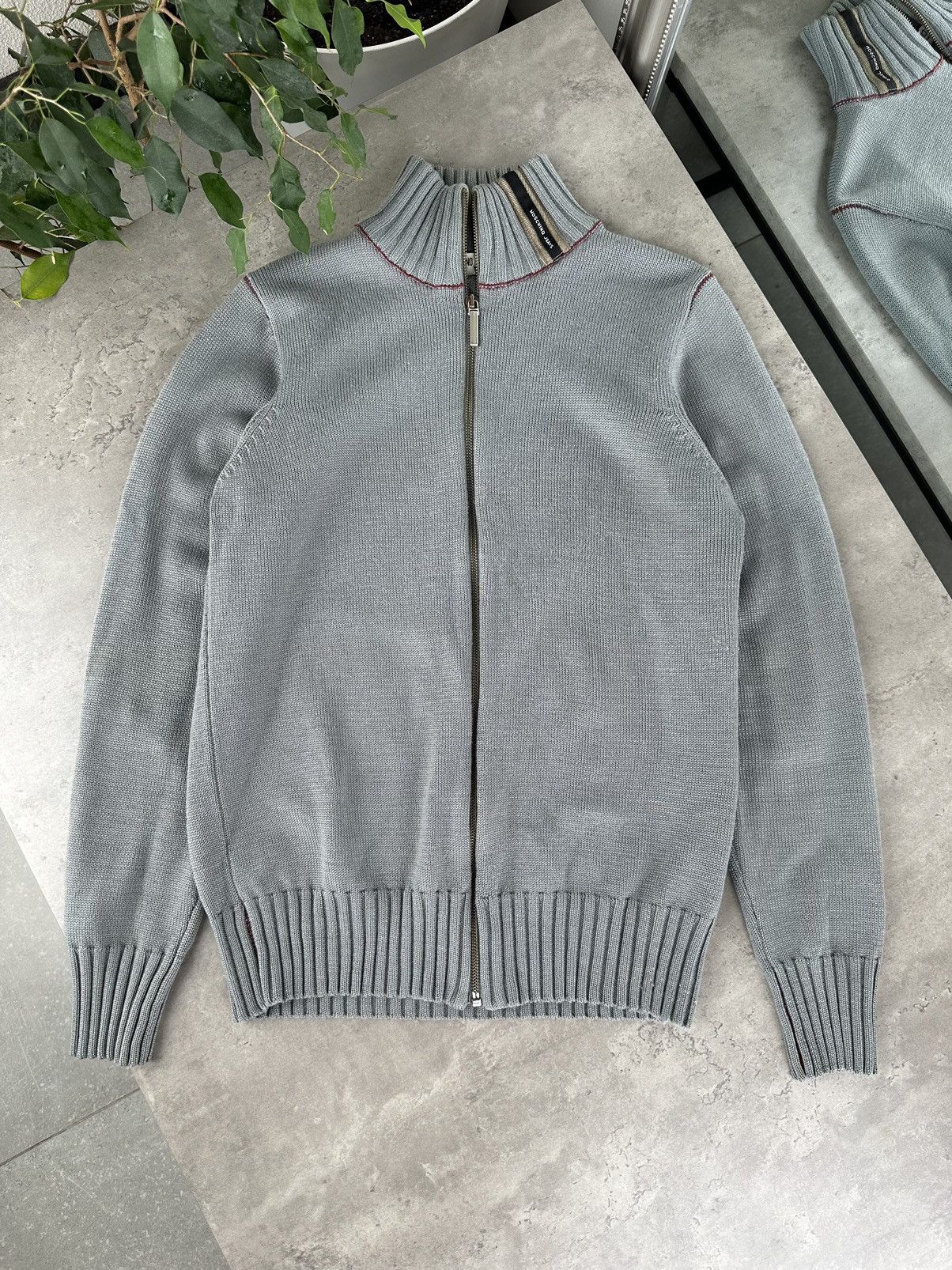 Moschino Moschino Vintage Zip Cardigan Size US S / EU 44-46 / 1 - 1 Thumbnail