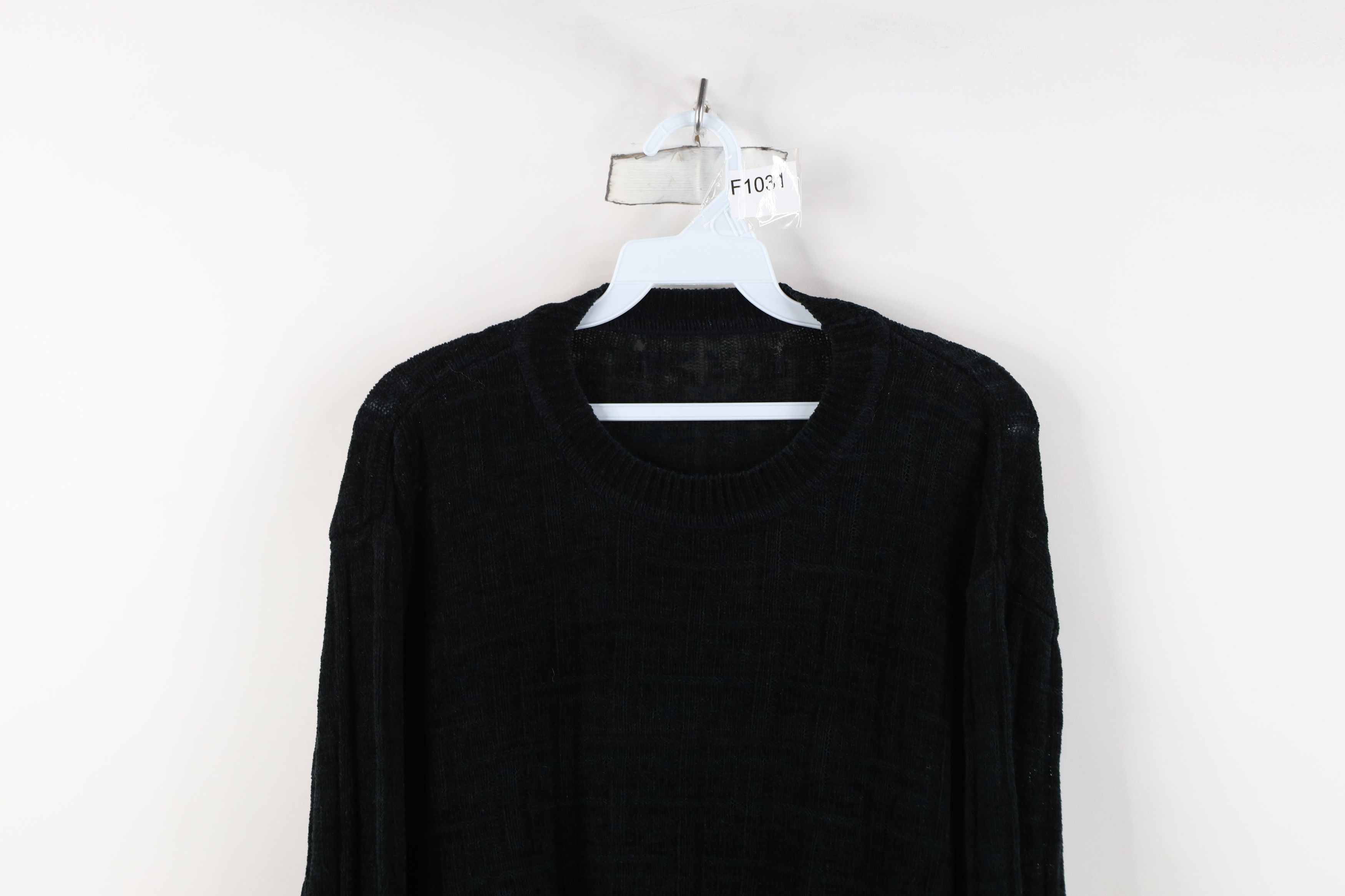 Vintage Vintage 90s Streetwear Thin Fleece Knit Crewneck Sweater Size US XL / EU 56 / 4 - 2 Thumbnail