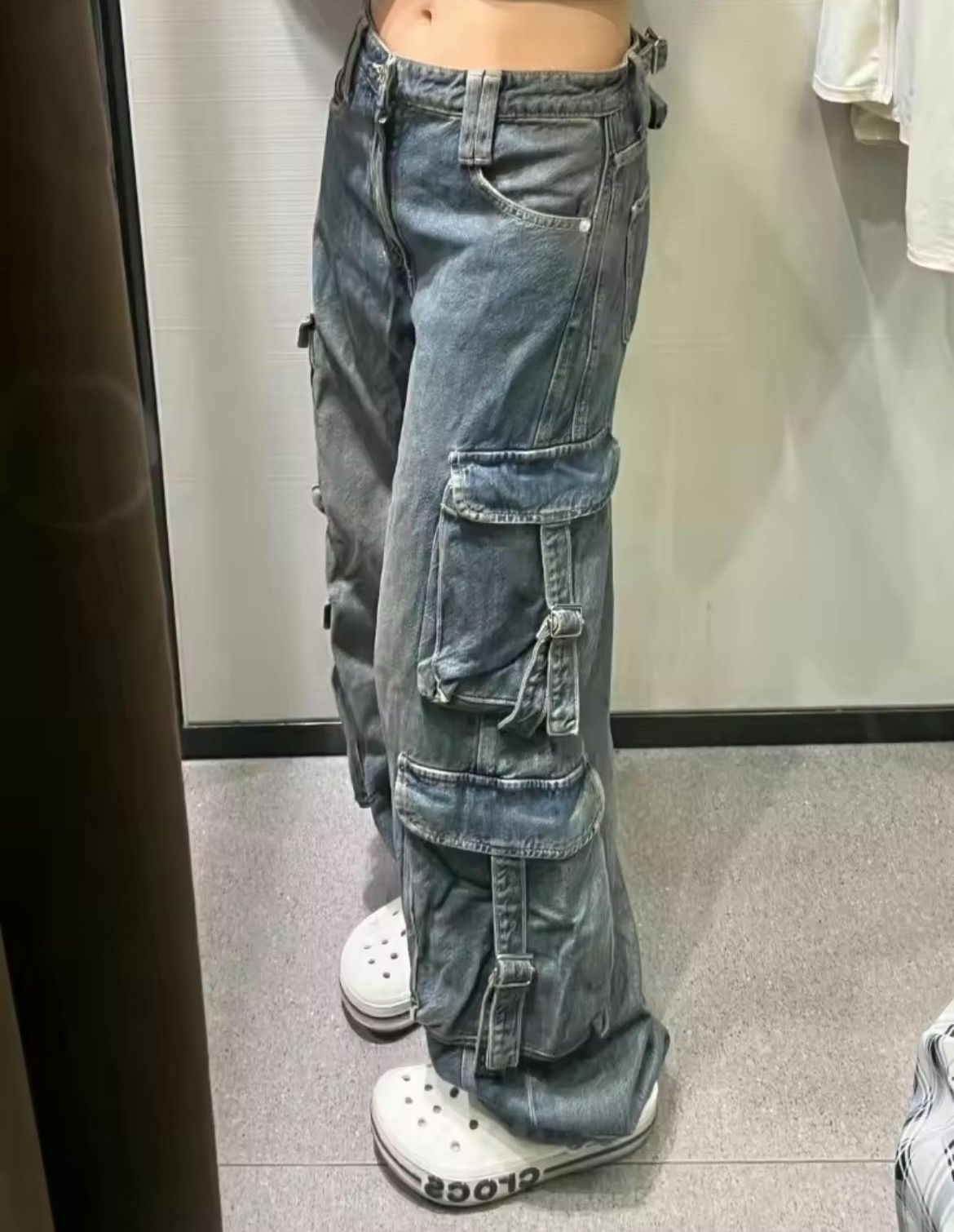 Jean Y2k Baggy Cargo Pants Denim Baggy Jeans Trousers Size US 30 / EU 46 - 3 Thumbnail