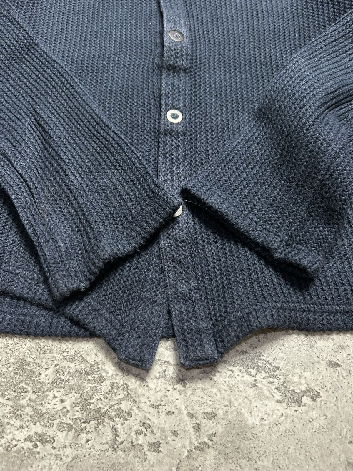 Tornado Mart Zero by Tornado Mart Knit Strap Collar Snap Button Shirt Size US M / EU 48-50 / 2 - 4 Thumbnail