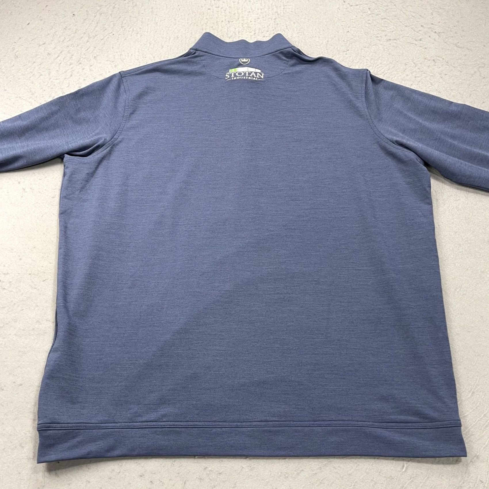 Peter Millar Peter Millar Jacket Mens XL Blue Perth Performance Golf 1/4 Zip Bob O Link Logo Shirt Mens XL Blue Perth Golf 1/4 Zip Logo Size US XL / EU 56 / 4 - 6 Thumbnail