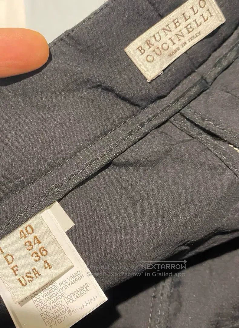 Brunello Cucinelli Brunello Cucinelli Sequined casual pants Size 26" / US 2 / IT 38 - 4 Thumbnail