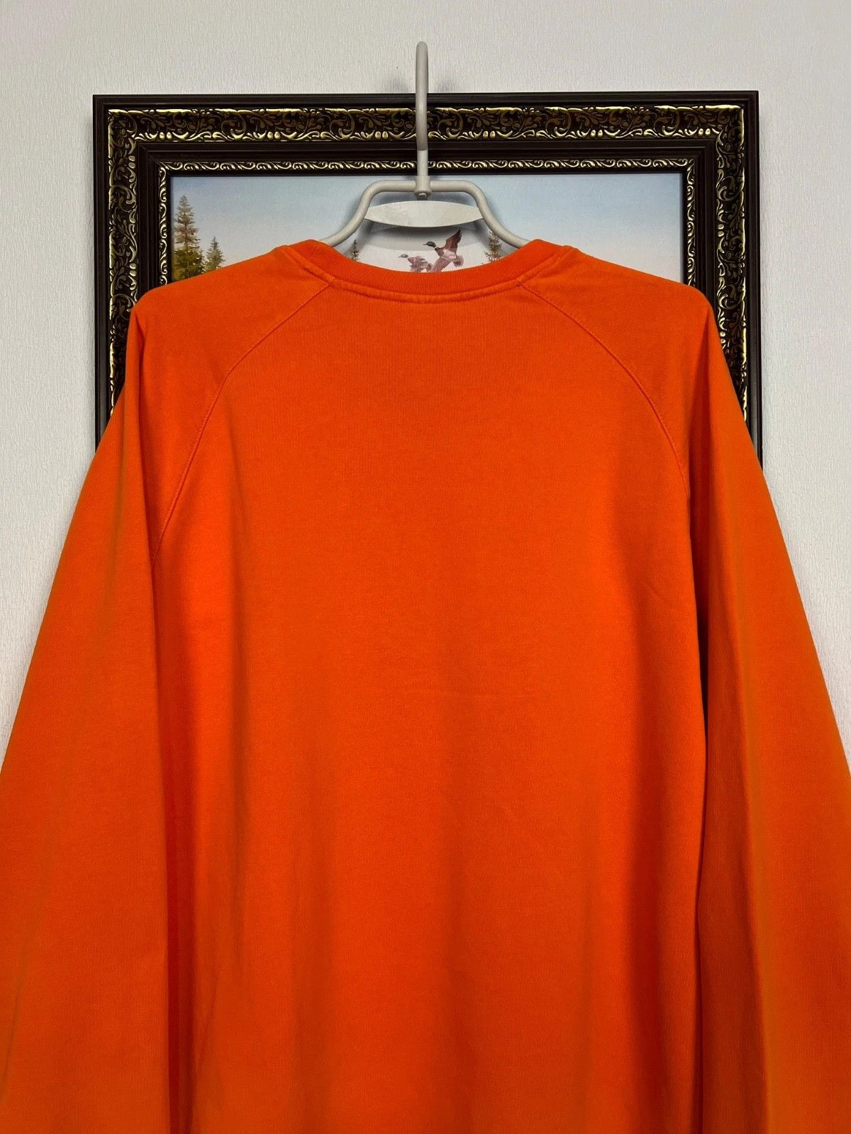 Adidas Vintage Adidas Orange Big Logo Sweatshirt Mens Crewneck Rare Size US XL / EU 56 / 4 - 7 Thumbnail