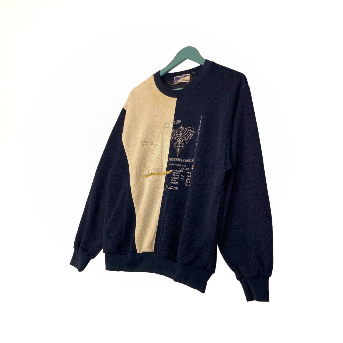 Vintage Vintage Worldlivet Ocean Racing Crewneck Sweatshirt Size US M / EU 48-50 / 2 - 2 Thumbnail