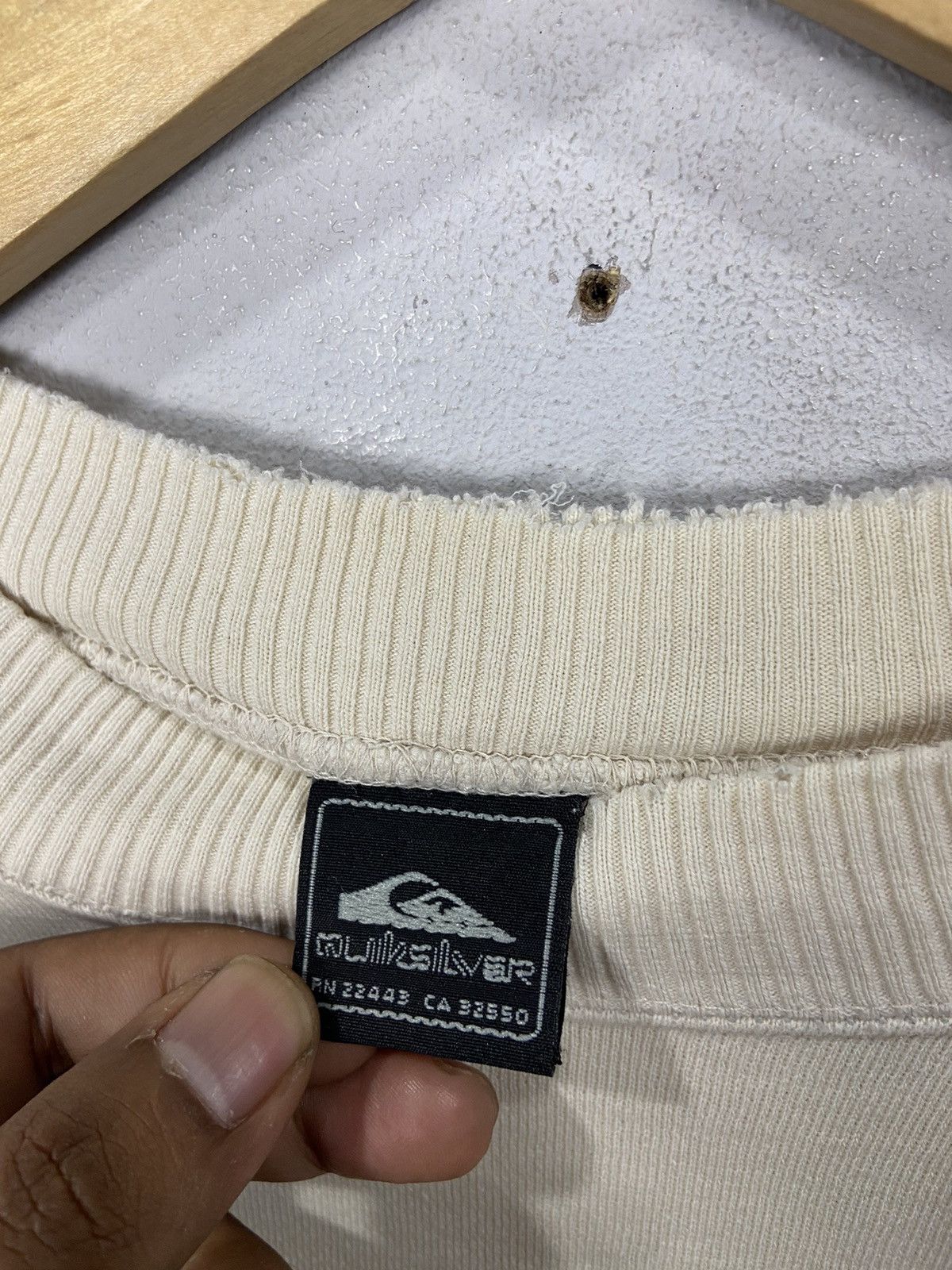 Quiksilver × Vintage Vintage 90s Quiksilver Pullover Sweatshirt Size US L / EU 52-54 / 3 - 7 Thumbnail