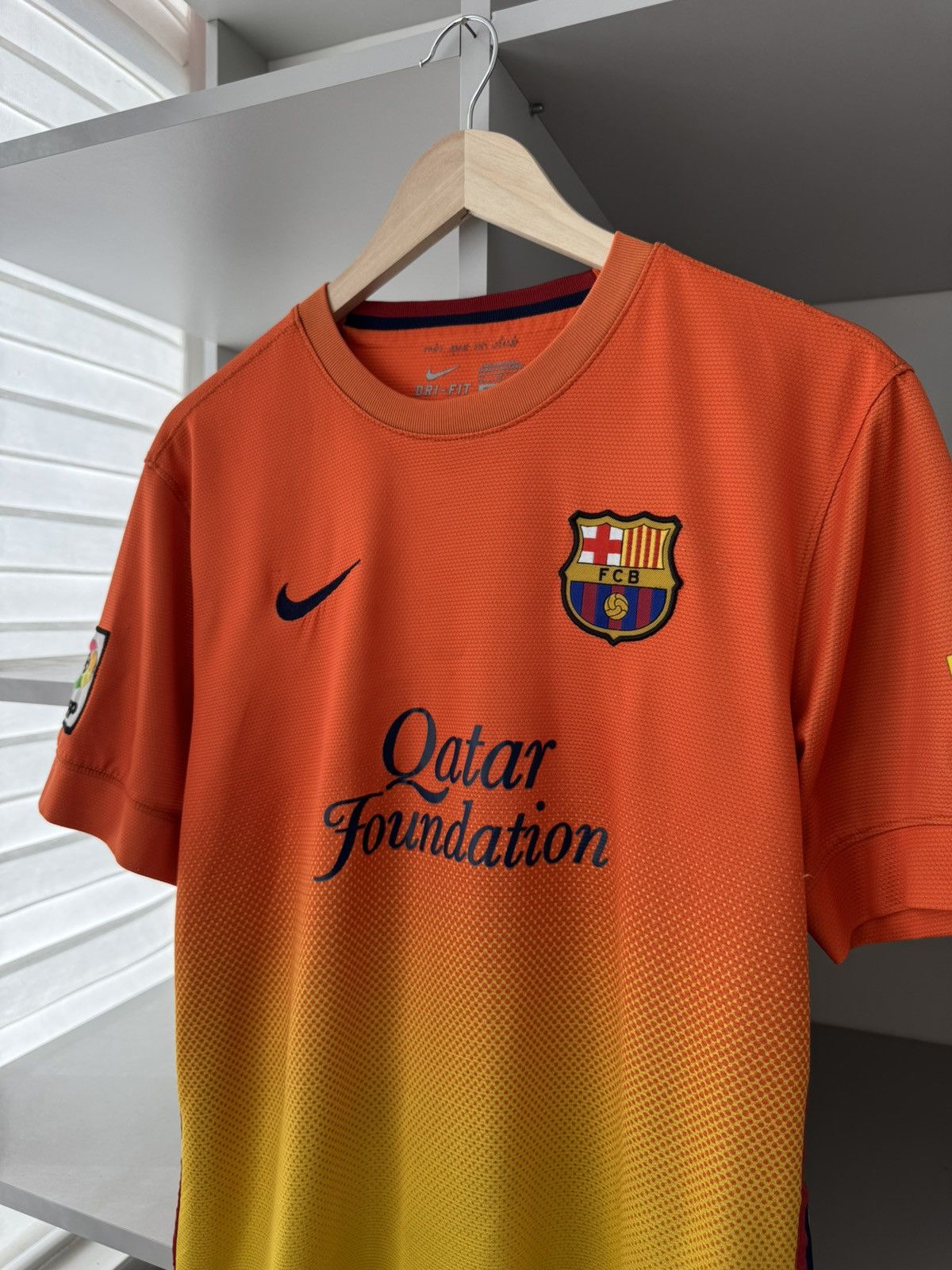 Nike × Vintage Nike Barcelona 2012 2013 Away Jersey Size US S / EU 44-46 / 1 - 3 Thumbnail