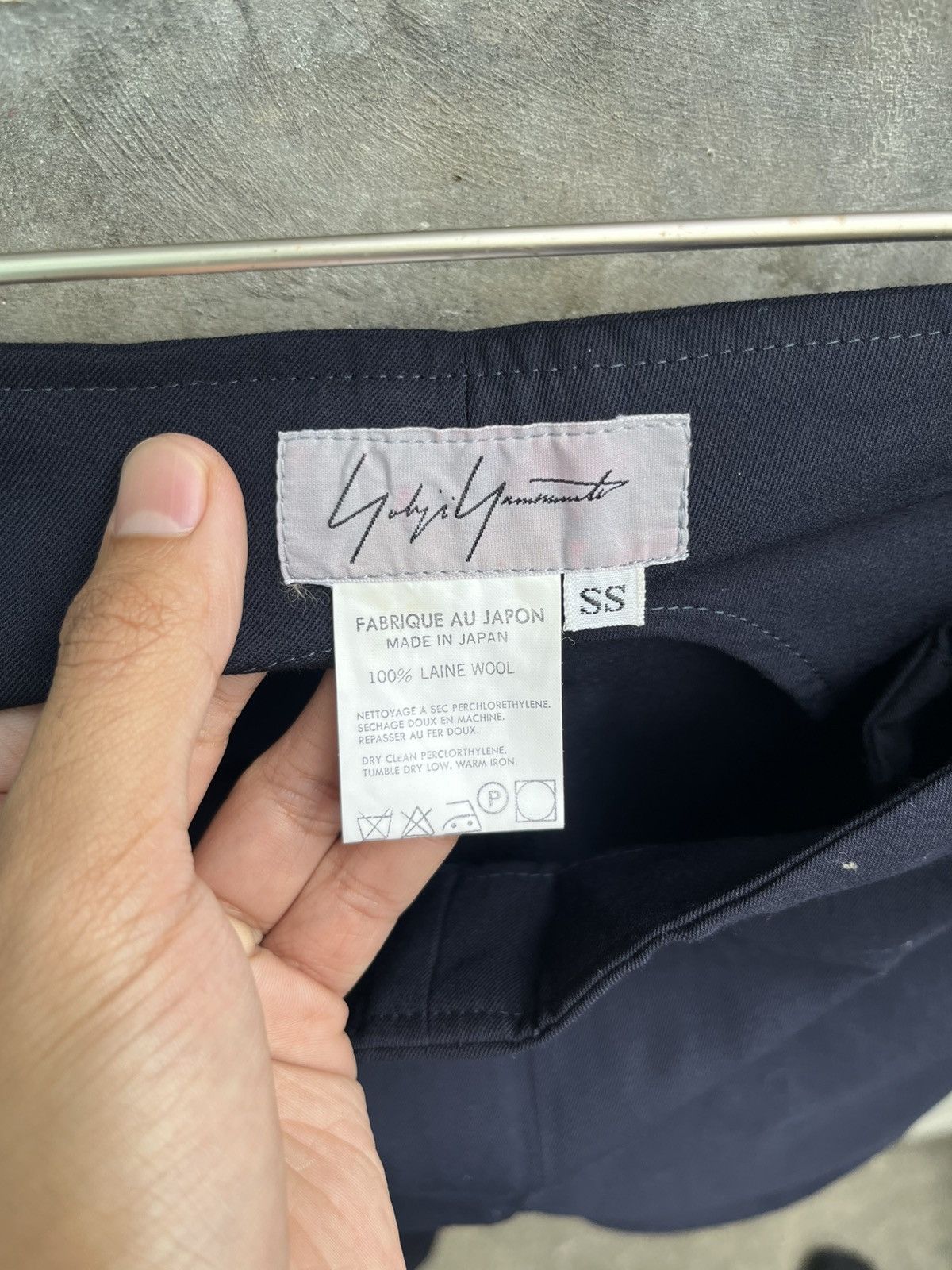 Yohji Yamamoto High Waist Uniform Trousers Size 26" / US 2 / IT 38 - 6 Thumbnail