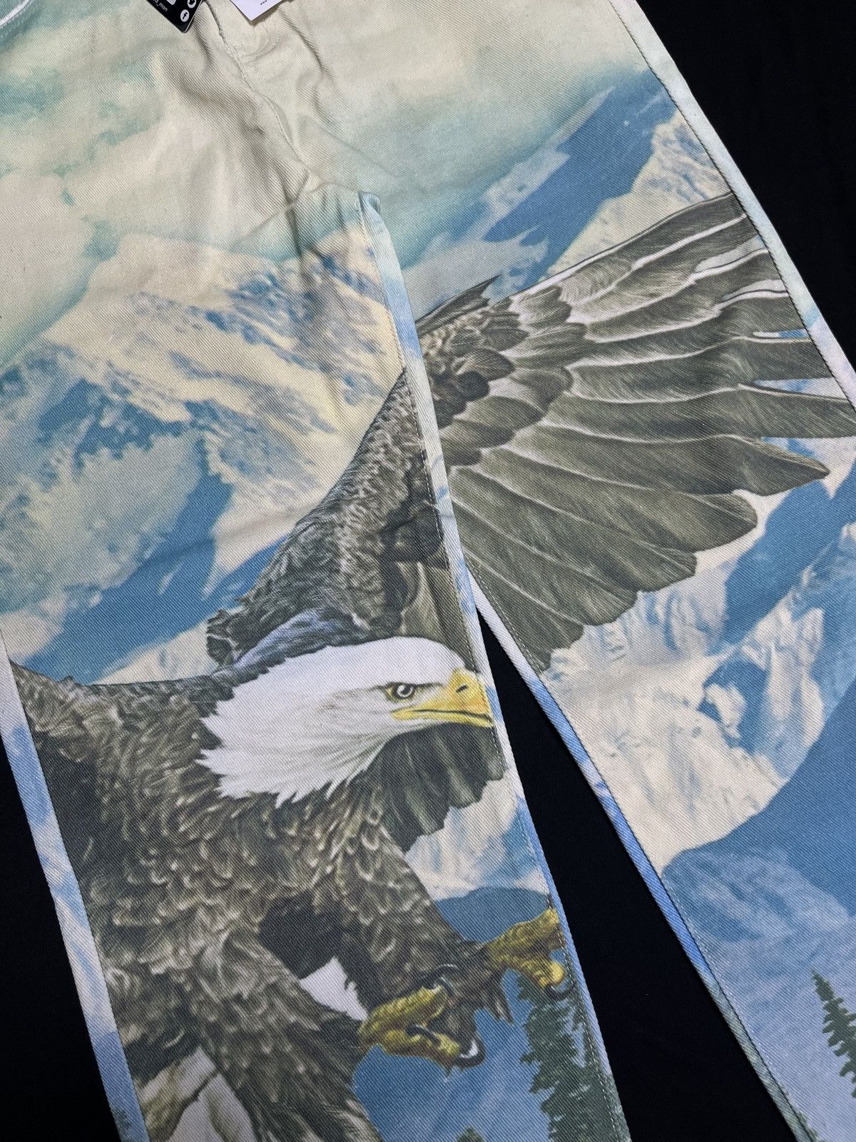 Jaded London Rare Jaded London Eagle Print Skate Fit Casual Pants W34 Size US 34 / EU 50 - 7 Thumbnail