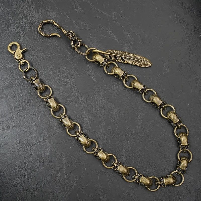 Jewelry Retro Skull Metal Waist Chain Size ONE SIZE - 5 Thumbnail