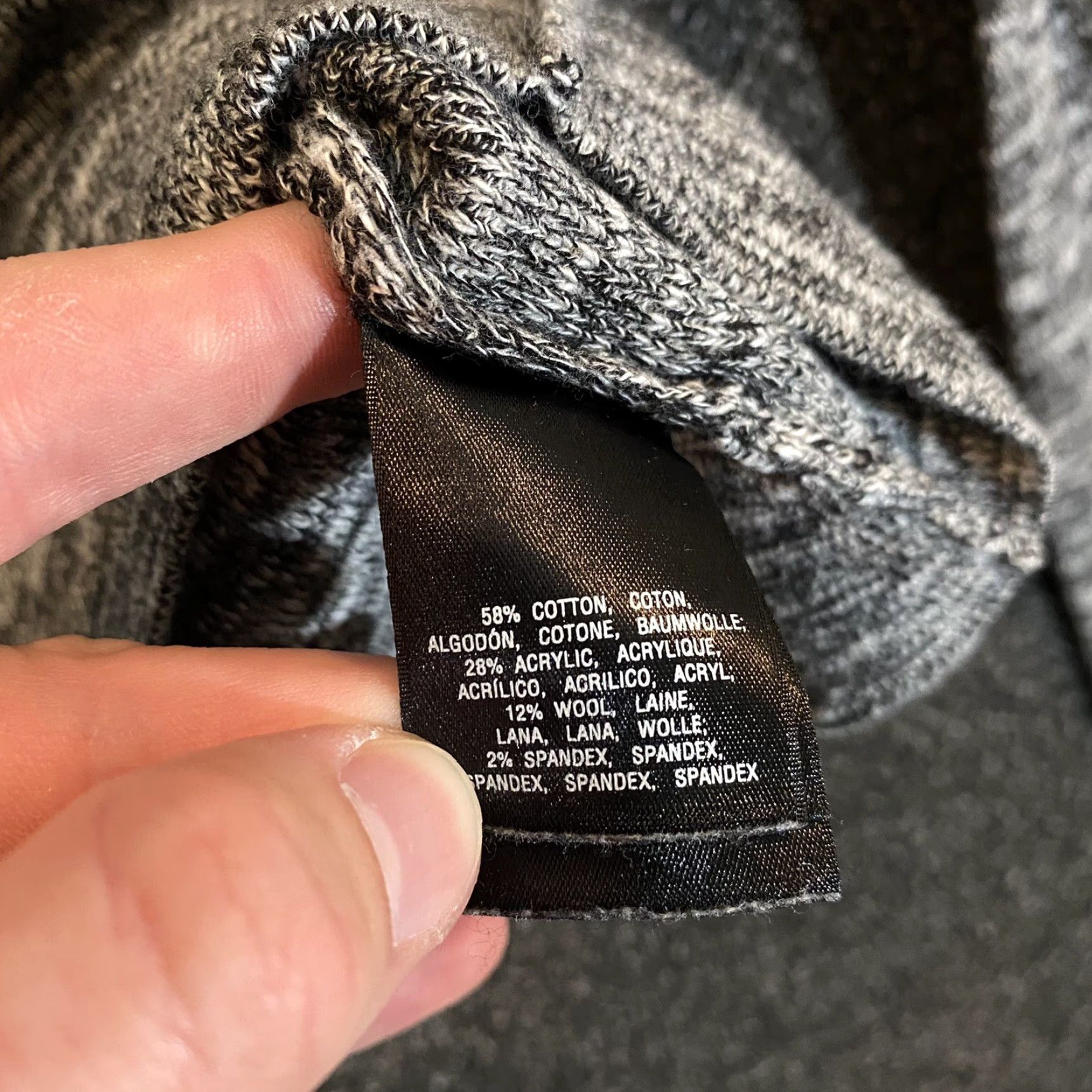 Anthropologie ANTHROPOLOGIE MOTH Sweater Women's Medium Gray Cowl Neck Turtleneck Knit Pullover Knitwear Bohemian Lightweight Size M / US 6-8 / IT 42-44 - 7 Thumbnail