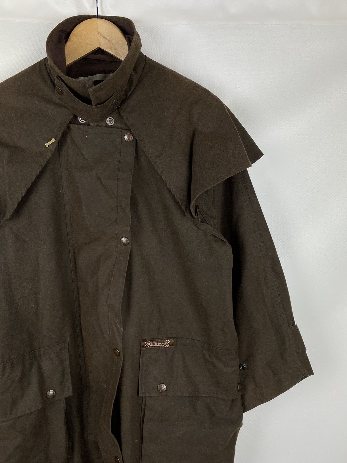Barbour Driza-Bone vintage wax waxed cotton short weatherall jacket Size US S / EU 44-46 / 1 - 3 Thumbnail