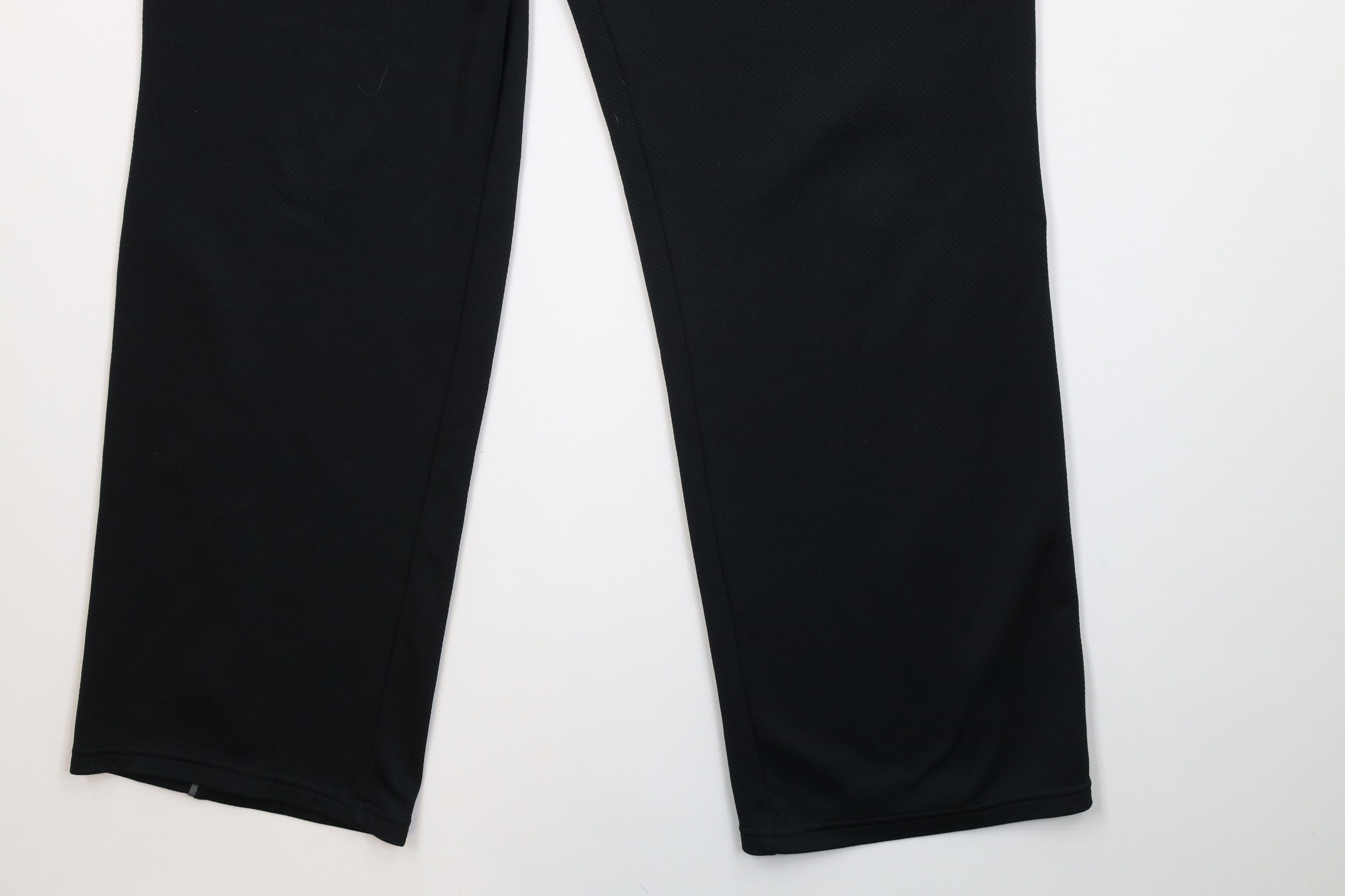 Under Armour Vintage Y2K Under Armour Thermal Knit Wide Leg Pants Black Size US 32 / EU 48 - 5 Thumbnail