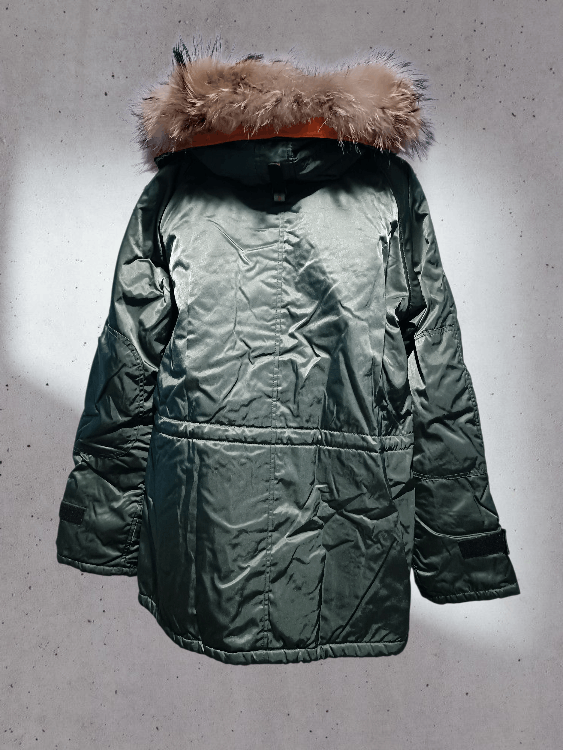 Japanese Brand Fur Hooded Parka Jacket Fakemink Style Size US L / EU 52-54 / 3 - 3 Thumbnail