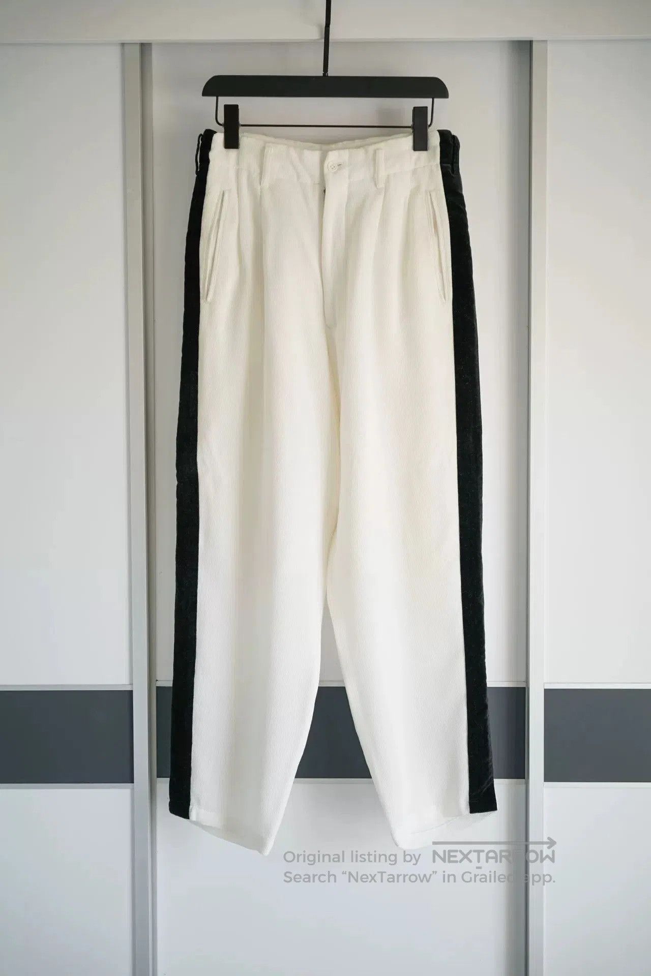 Yohji Yamamoto Yohji Yamamoto Velvet Patchwork Trousers. Size US 37 - 1 Thumbnail