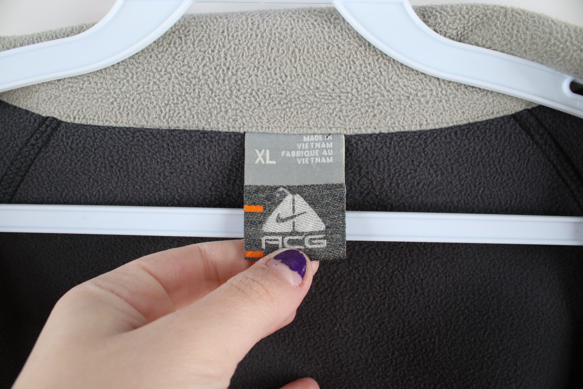 Nike × Vintage Vintage Nike ACG Scott Mini Swoosh Fleece Lined Jacket Size US XL / EU 56 / 4 - 7 Thumbnail