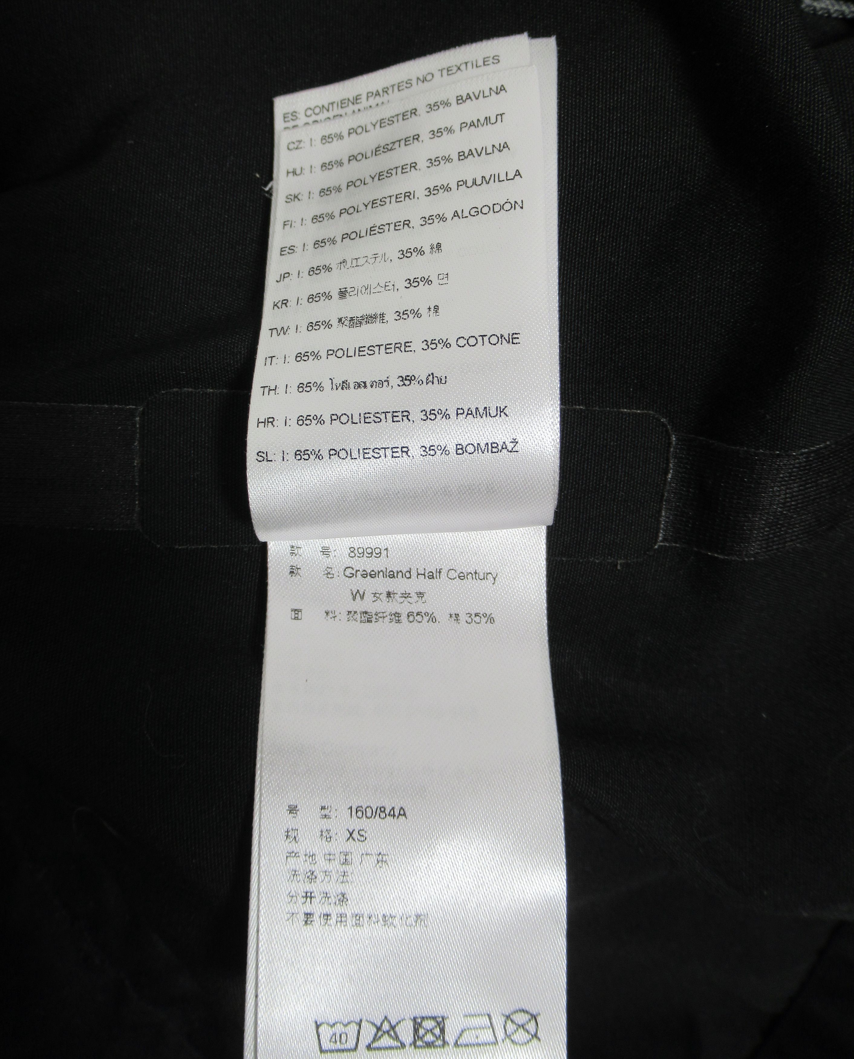 Fjallraven Fjallraven Greenland Half Century Jacket Black 89991 Size XS Size XS / US 0-2 / IT 36-38 - 12 Thumbnail