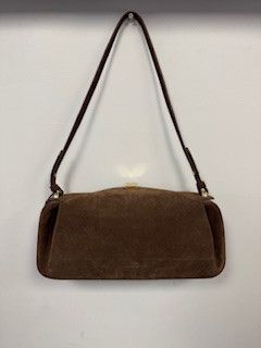 Other OYSTER CLUTCH - CHOCOLATE SUEDE Size ONE SIZE - 6 Thumbnail