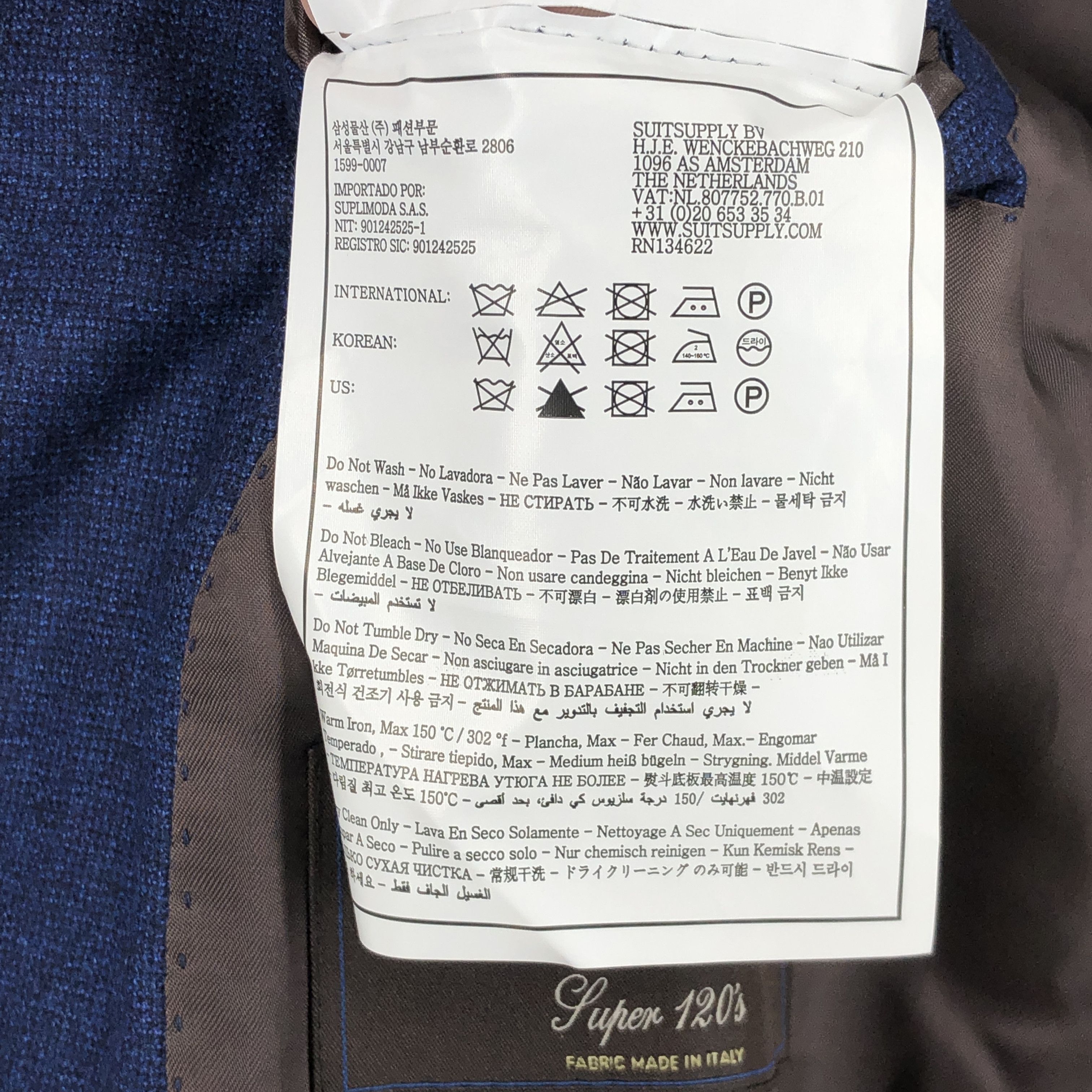 Suitsupply Lazio Single Breasted Wool Blazer Size EU:46; UK:36; US:36S Size 36S - 10 Thumbnail
