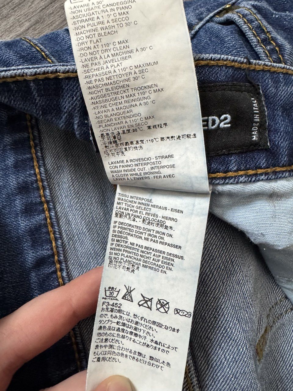 Dsquared2 Dsquared2 Denim Jeans Punk Distressed Avant Garde Size US 38 / EU 54 - 9 Thumbnail