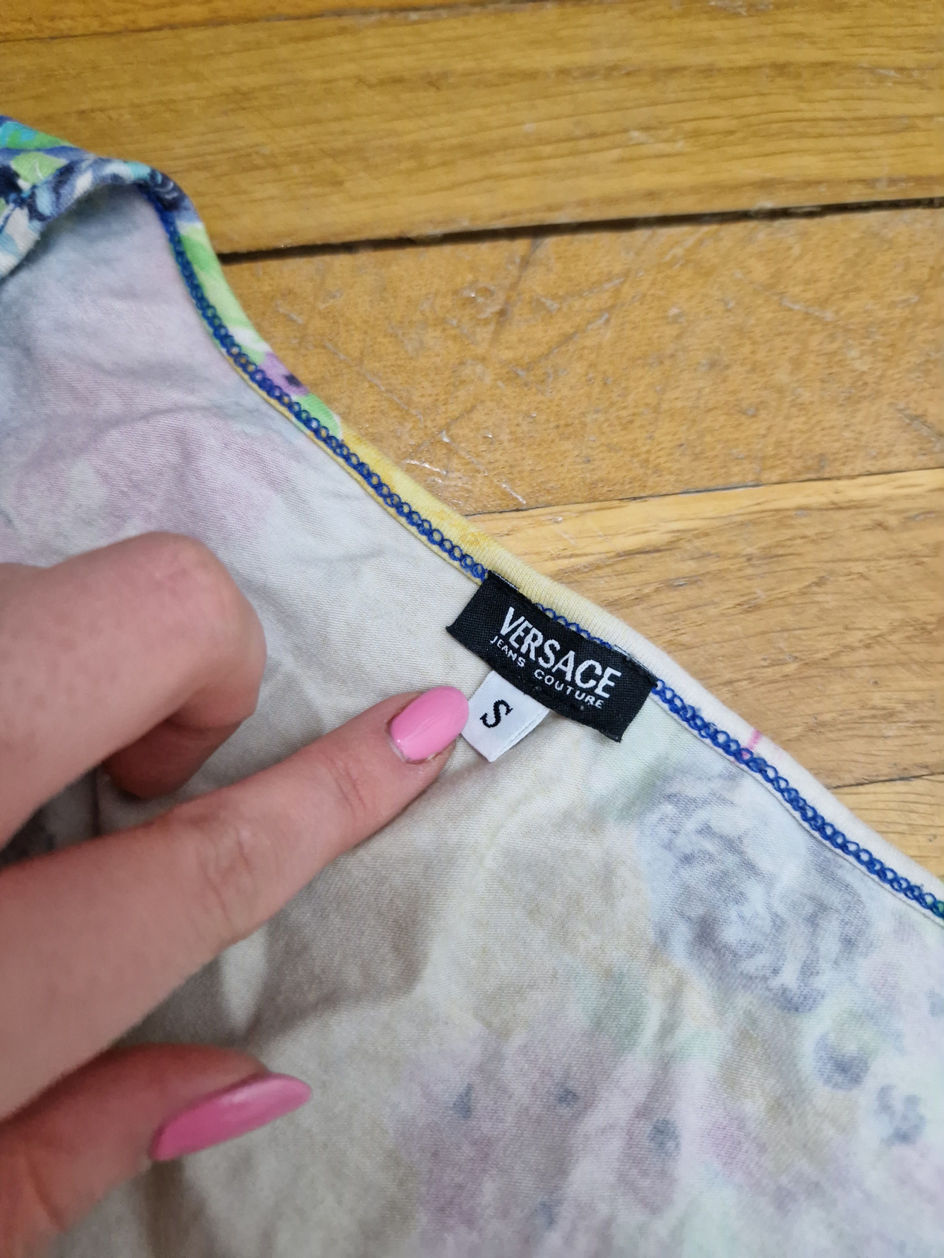 Versace × Versace Jeans Couture Versace vintage floral top Size S / US 4 / IT 40 - 5 Thumbnail