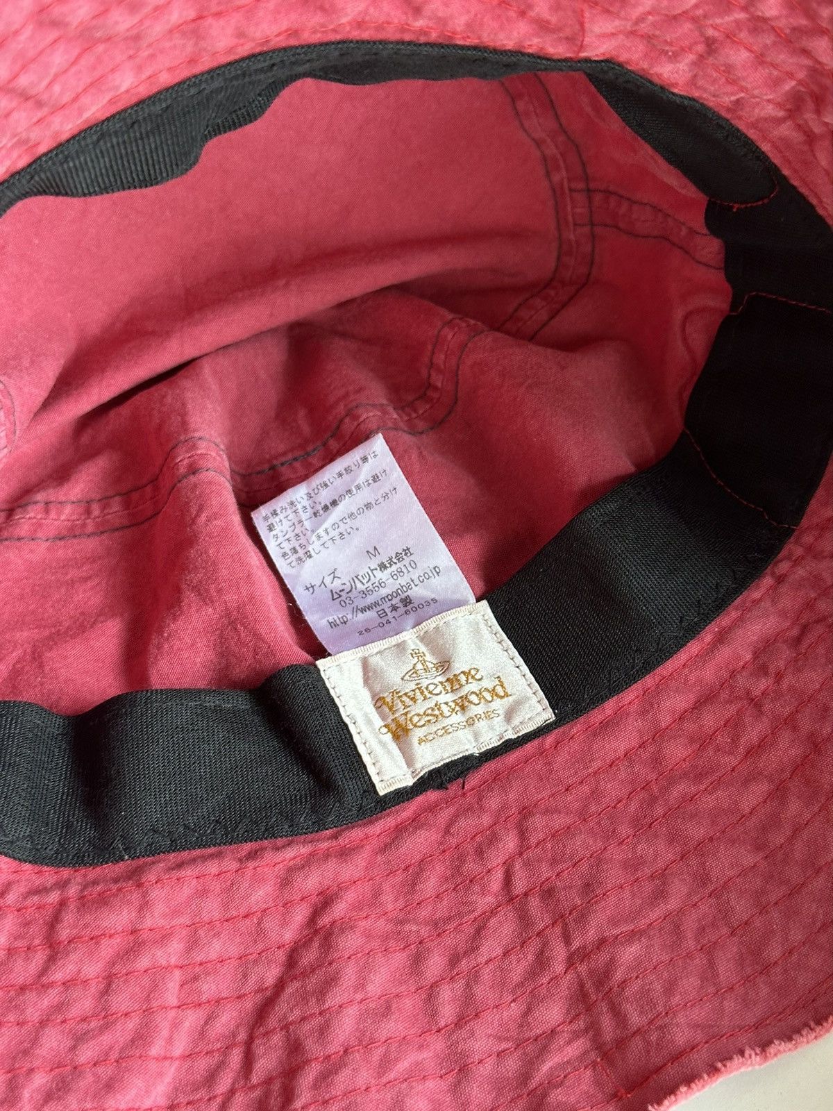 Vivienne Westwood 1990s Vivienne Westwood Patch Logo Bucket Hat Size ONE SIZE - 11 Thumbnail