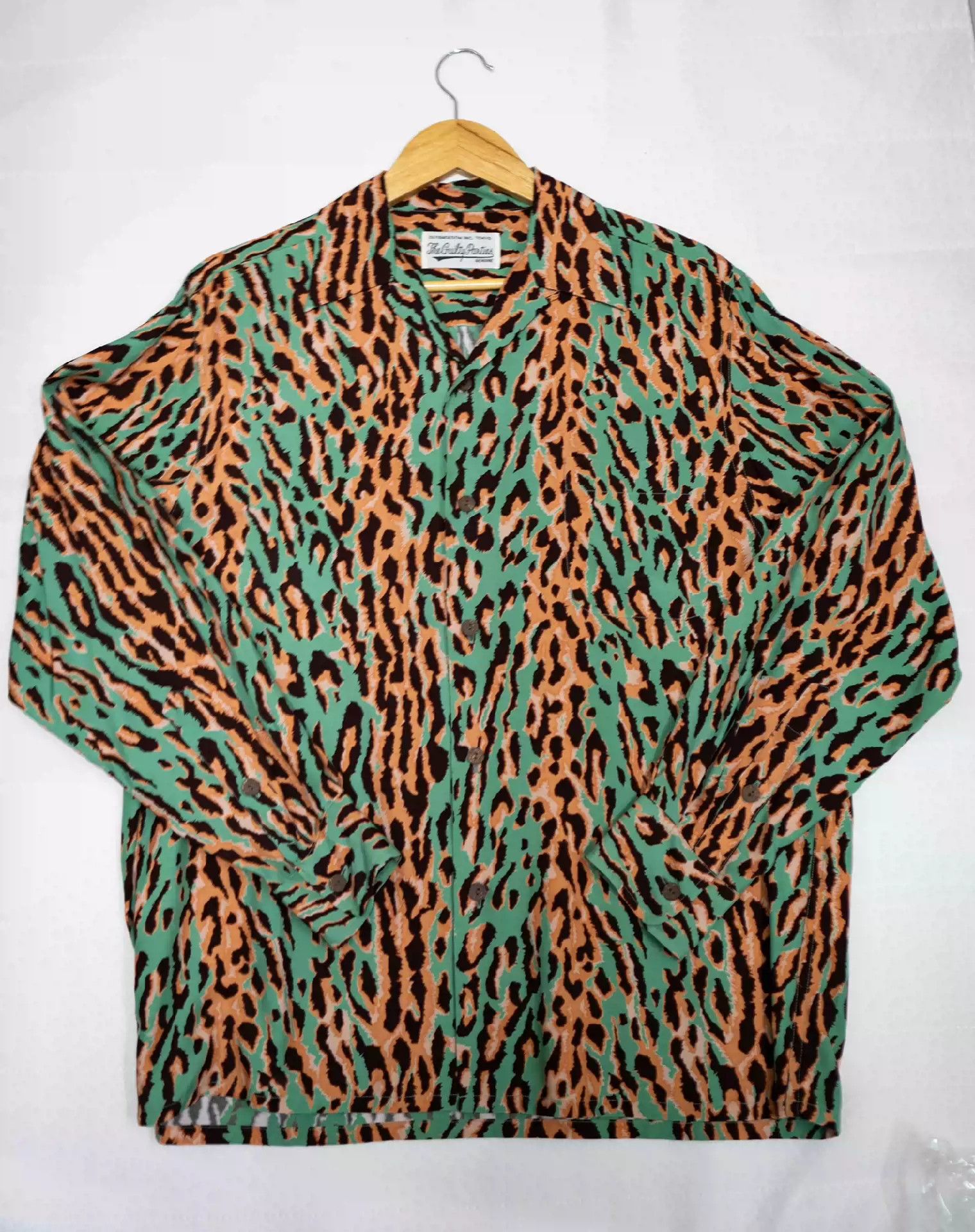 Wacko Maria Wacko Maria Leopard Open Collar Shirt | Grailed