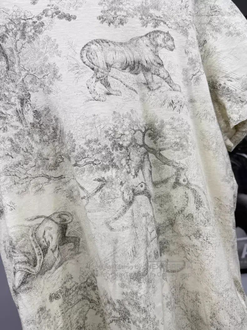 Dior Dior Zoo printed short-sleeved T-shirt Size L / US 10 / IT 46 - 2 Thumbnail