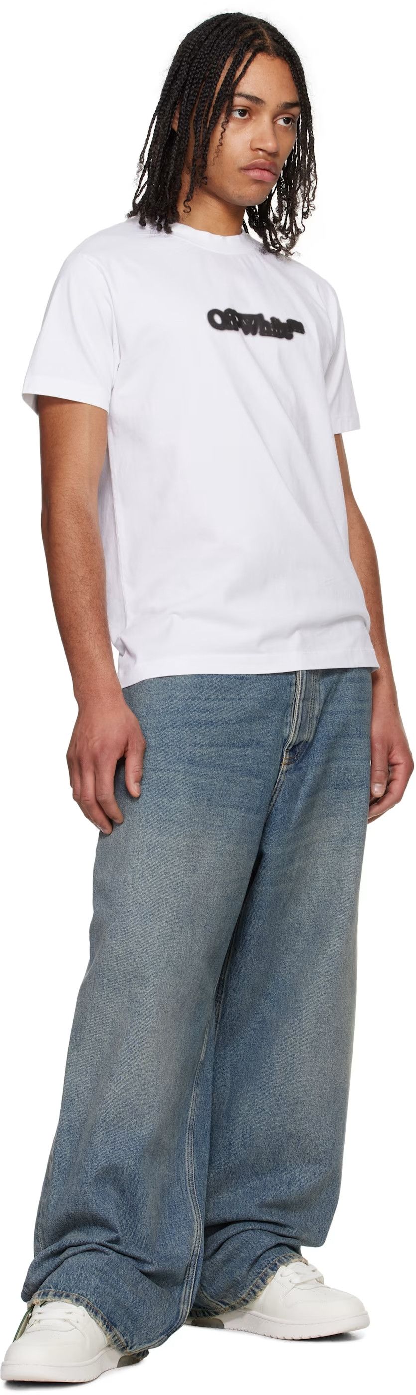 Off-White White Spray Arrows Logo T-Shirt Size US S / EU 44-46 / 1 - 3 Thumbnail