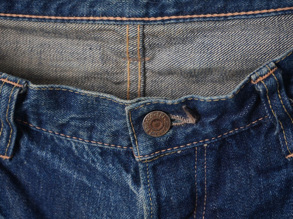 Sugar Cane Sugarcane 901 Wash Selvedge Lone Star Distressed Denim Jeans Size US 34 / EU 50 - 8 Thumbnail