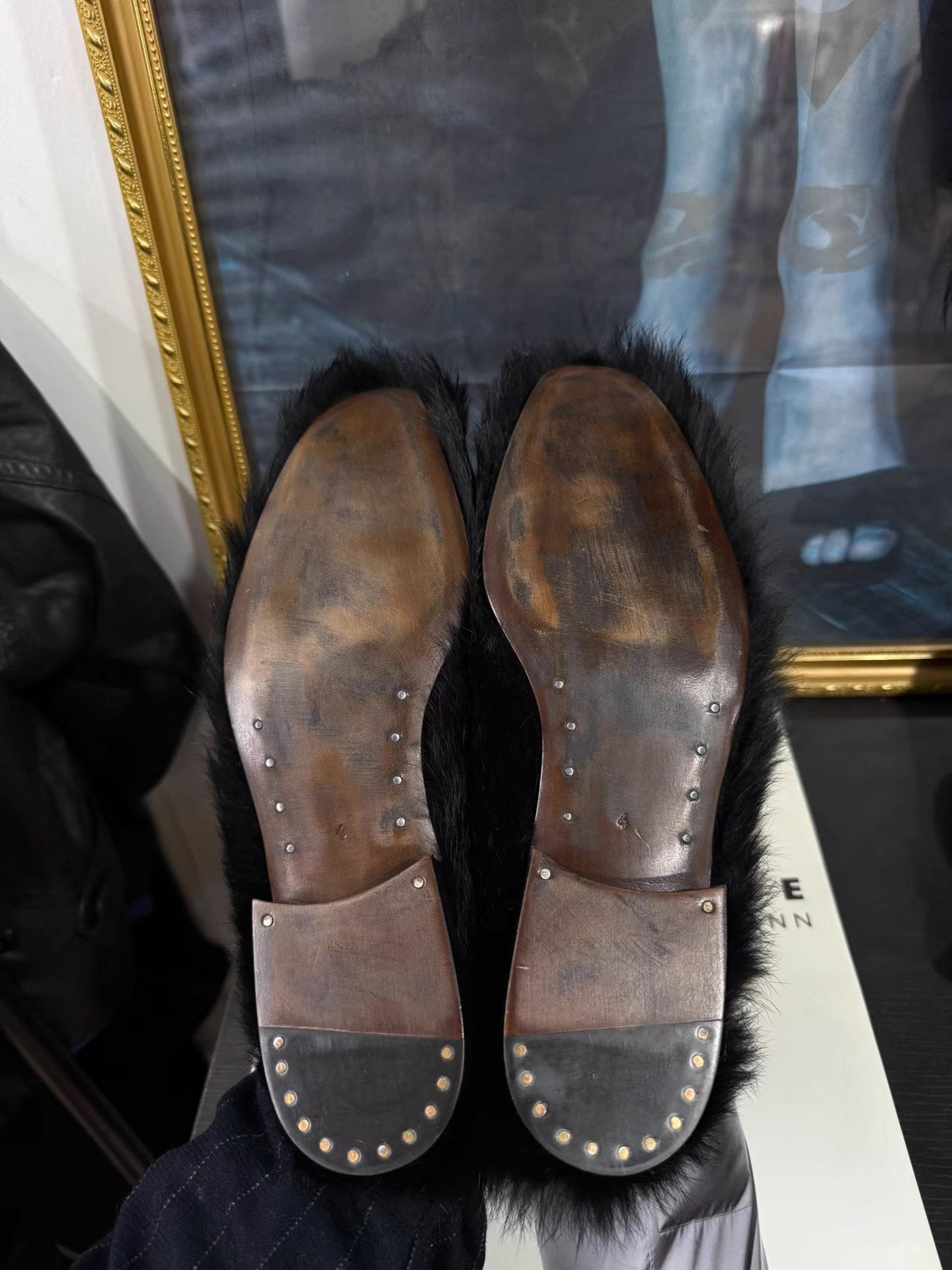 Yohji Yamamoto yohji yamamoto 94AW Genuine Shearling Fur Slides K20 Size US 9 / IT 39 - 6 Thumbnail