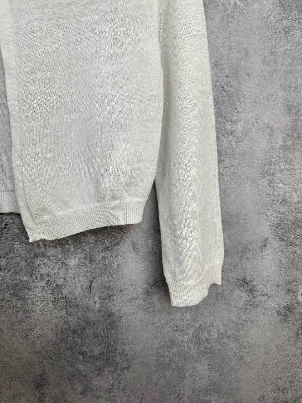 Peserico Peserico PME Linen Cotton Cropped Cardigan Lightweight Size XS / US 0-2 / IT 36-38 - 8 Thumbnail