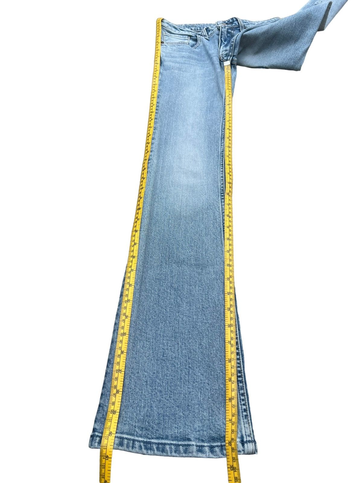 Blue Blue Japan HR Market Blue Blue Japan Lowrise Flare Denim Jeans 28x32.5 Size 28" / US 6 / IT 42 - 12 Thumbnail