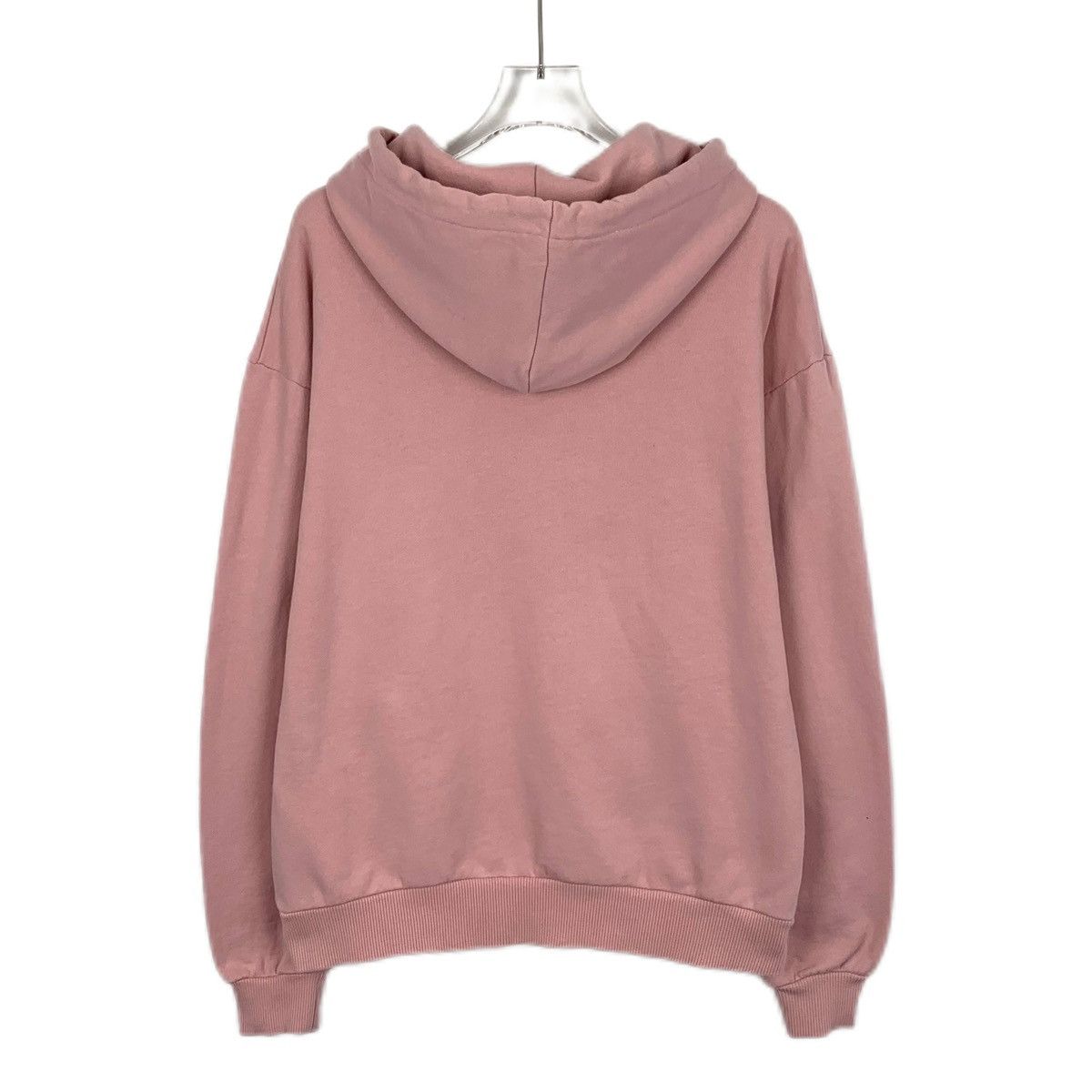 Celine Celine Pink Logo Printed Cotton Hooded Sweatshirt K26WX Size XXS / US 00 / IT 34 - 2 Thumbnail