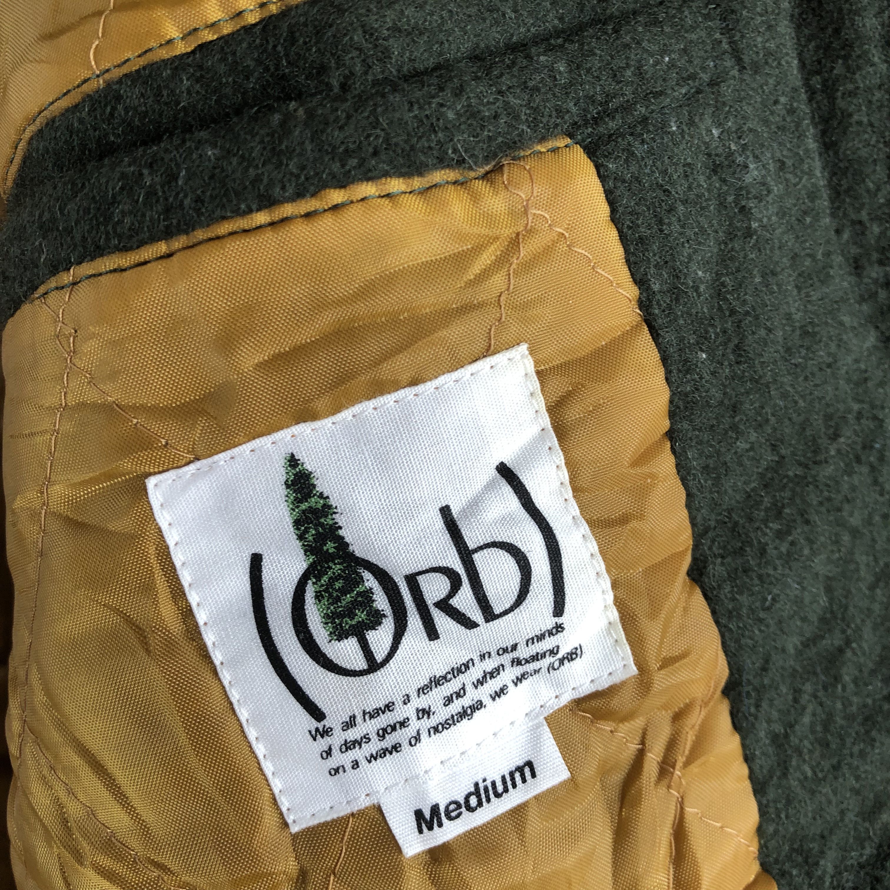 Japanese Brand × Vintage Vintage 80s Orb Japanese Wool Varsity Quilted Jackets Size US M / EU 48-50 / 2 - 6 Thumbnail